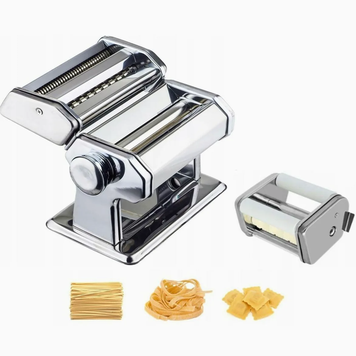 MAESTRO FEEL MR1679R MÁQUINA DE PASTA Y RAVIOLI MÁQUINA MANUAL PARA ELABORAR PASTA FRESCA