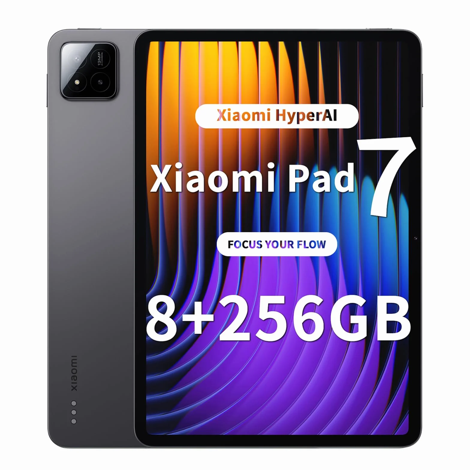 Xiaomi Pad 7 Tablet, 11,2 Pollici, 8 + 256 GB, Display 3,2 K 144 Hz, Snapdragon 7 + Gen 3, Batteria 8850 mAh, HyperAI, Altoparlante Quad, Esperienza Desktop Senza Soluzione di continuità, Grigio