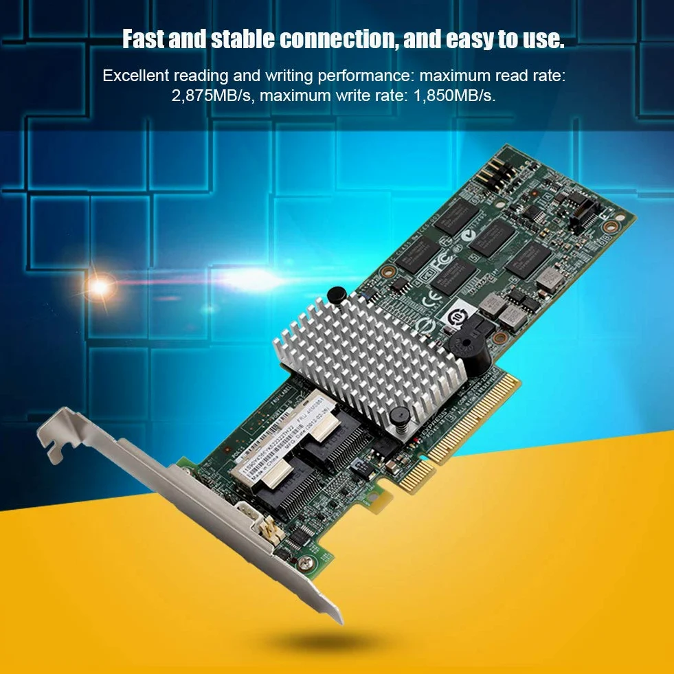 per LSI 9260-8i M5015 46M0851 Scheda array SATA/SAS PCIe x8 6Gbps 【S】, M5015 Megaraid 9260-8i Controller SATA/SAS RAID 6G PCIe x8 per LSI 46M0851