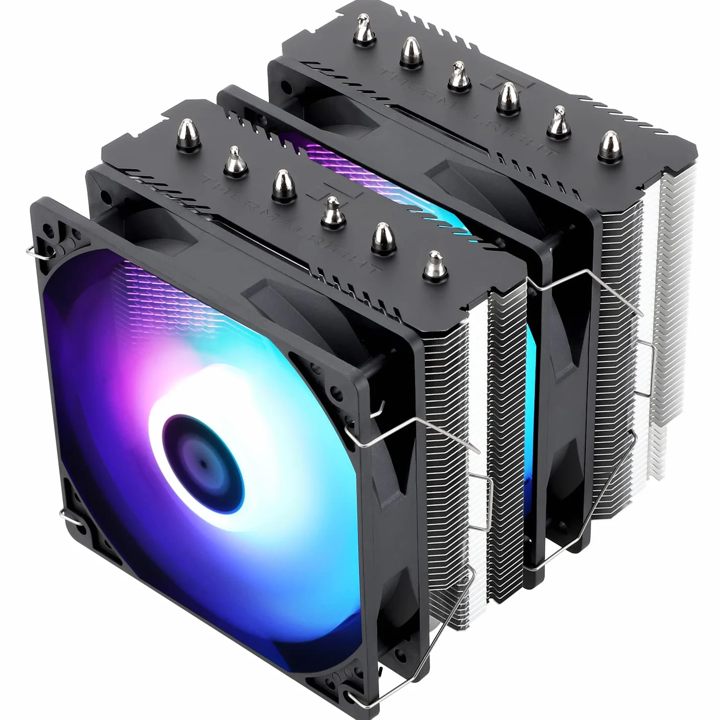 Thermalright-TR Peerless Assassin 120 SE ARGB Raffreddatore CPU 6 dissipatori di calore, Dual 120mm,ventola TL-C12C-S PWM,copertura dissipatore di calore in alluminio,AGHP,per AMD AM4/AM5