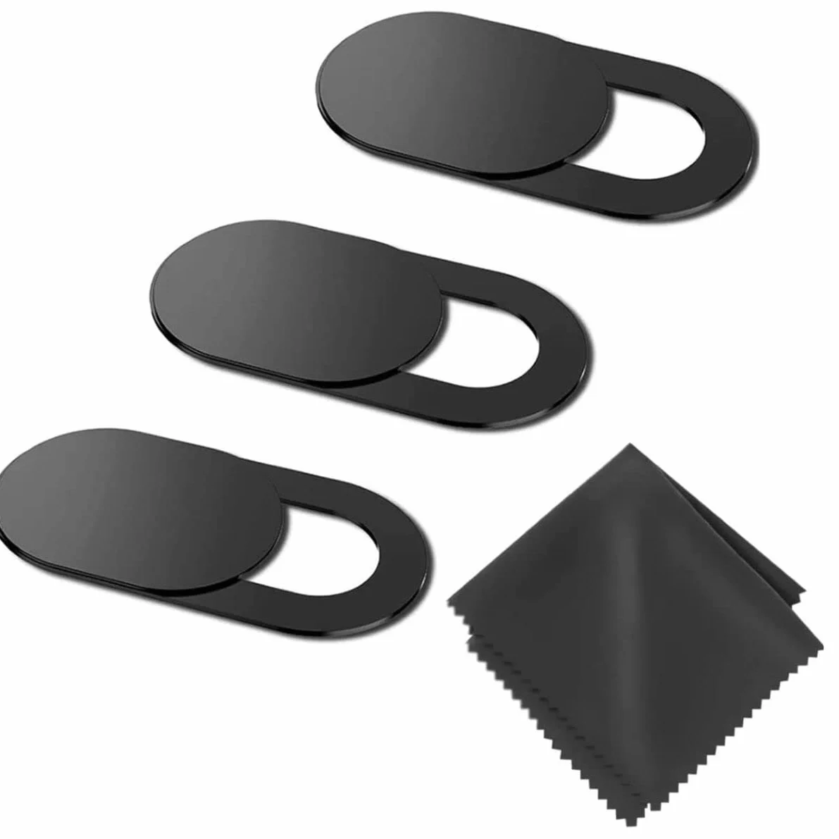 Copri Webcam-[3 Pezzi]-Webcam Cover-Panno Microfibra-Camera Cover-Webcam Ultra Sottile-Copri Telecamera PC-Computer Portatile-Laptop-MacBook Air-iMac-iPad-iPhone-Tablet-Smartphone-Noteboook-Webcam-