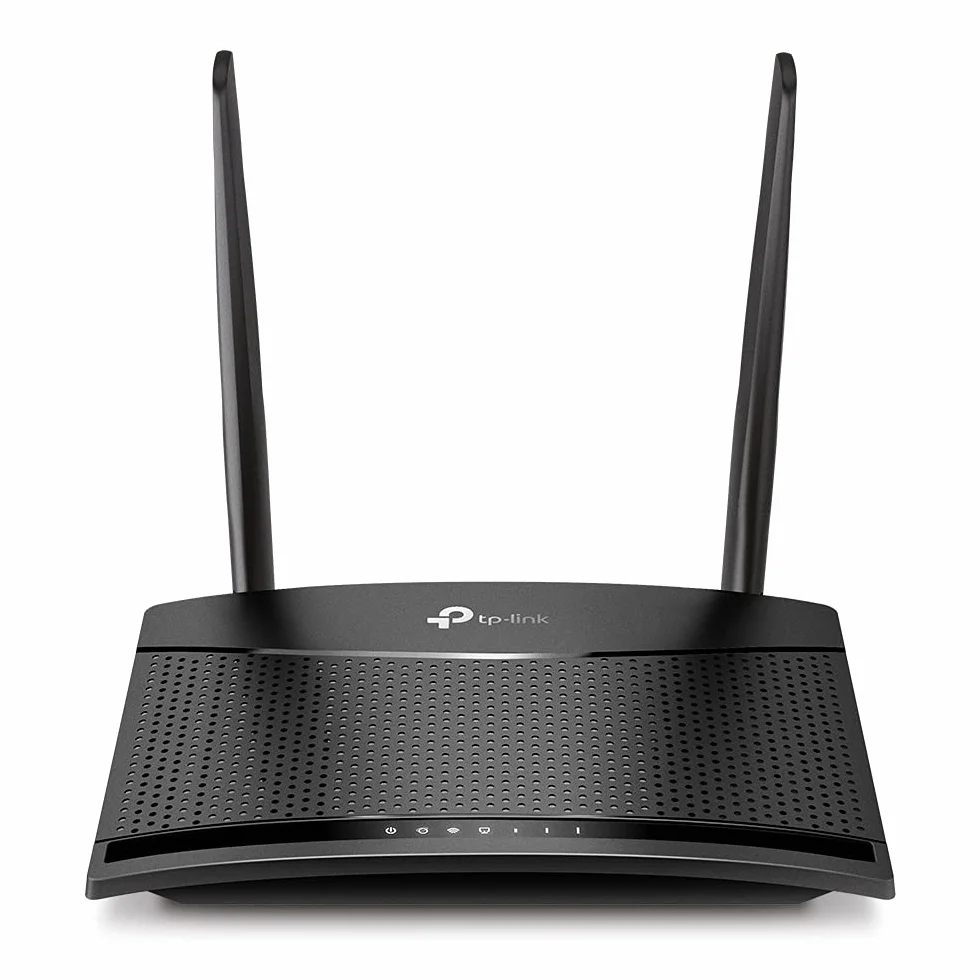 TP-Link TL-MR110 Cat4 Router 4G LTE Wireless N300Mbps, Router WiFi con Sim, Due Antenne LTE Rimovibili, Porta LAN/WAN, Modem 4G Sim, Senza Configurazione, Collega Fino a 32 Dispositivi, Plug&Play