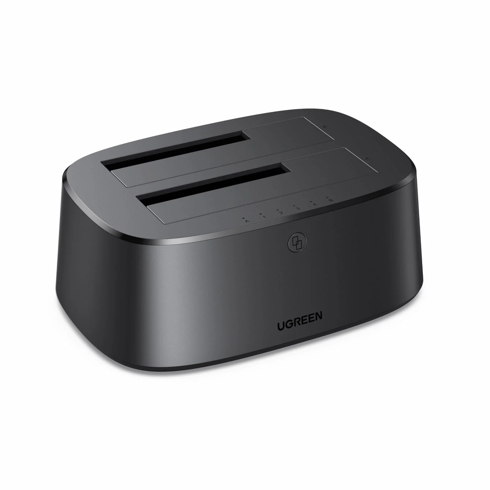 UGREEN Stazione di Docking per Hard Disk, Stazione Docking USB 3.0 per HDD e SSD SATA da 2,5"/3,5", Adattatore Hard Disk Dual Bay 5Gbps con Clonazione Offline e Supporto UASP