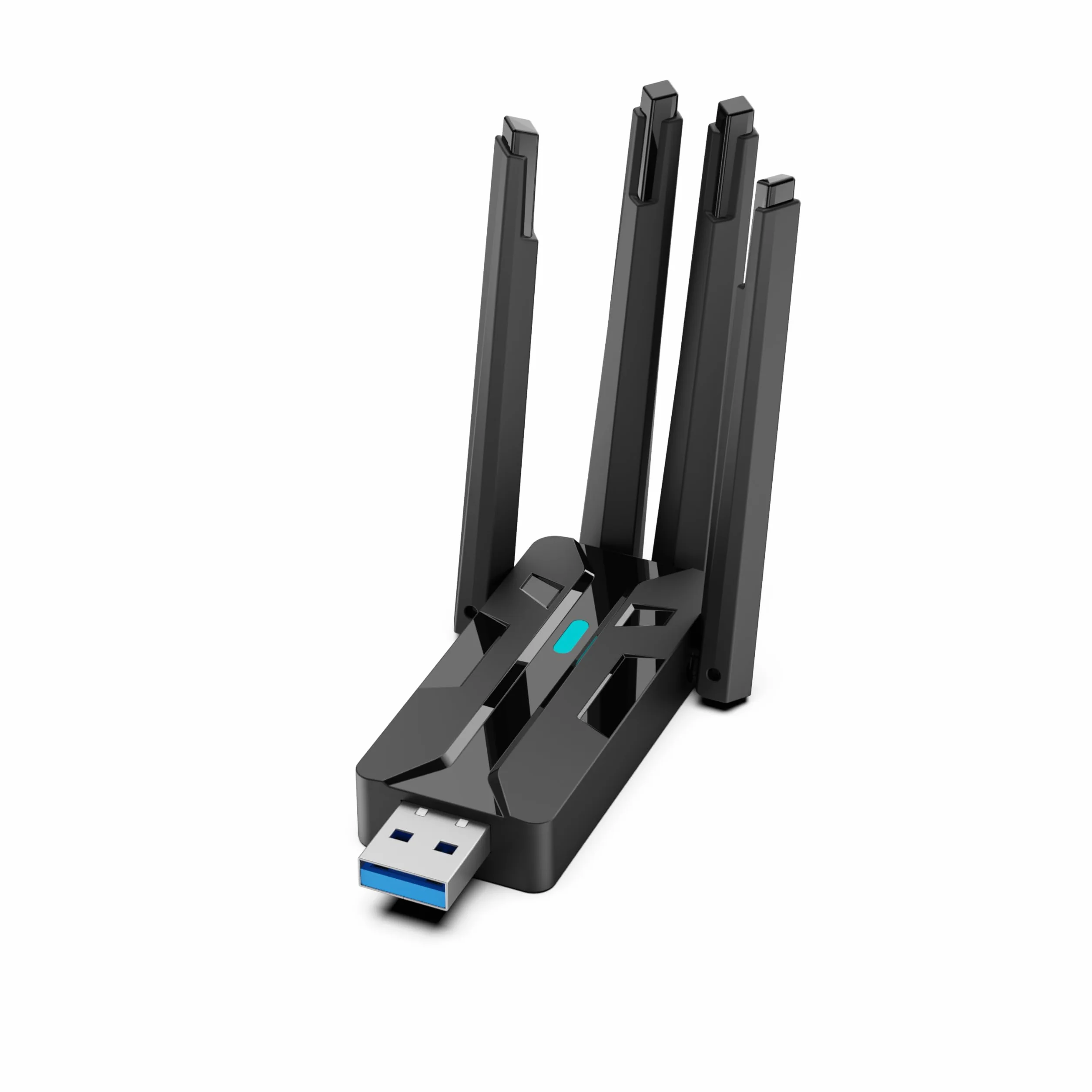 Adapter WiFi 6 Bluetooth 5.4 2in1 Dual Band 2,4/5G AX900Mbps Mini USB Senza Driver per PC Laptop