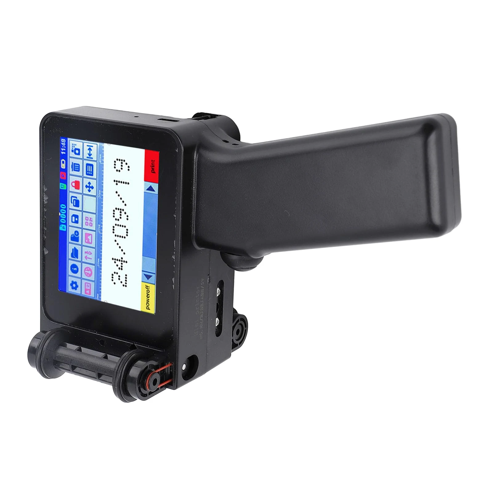 Pistola per Stampante a Getto D'inchiostro Portatile, Portatile per Stampante per Etichette con Codice Bidimensionale con Codice a Barre QR