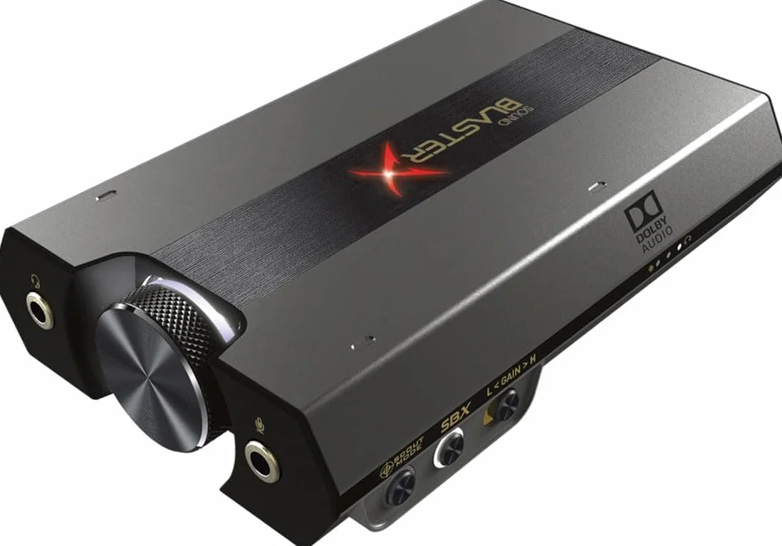 CREATIVE G6 7.1 HD Gaming DAC e Scheda Audio USB Esterna con Amplificatore Cuffie Xamp per PS5, PS4, Xbox One, Nintendo Switch e PC