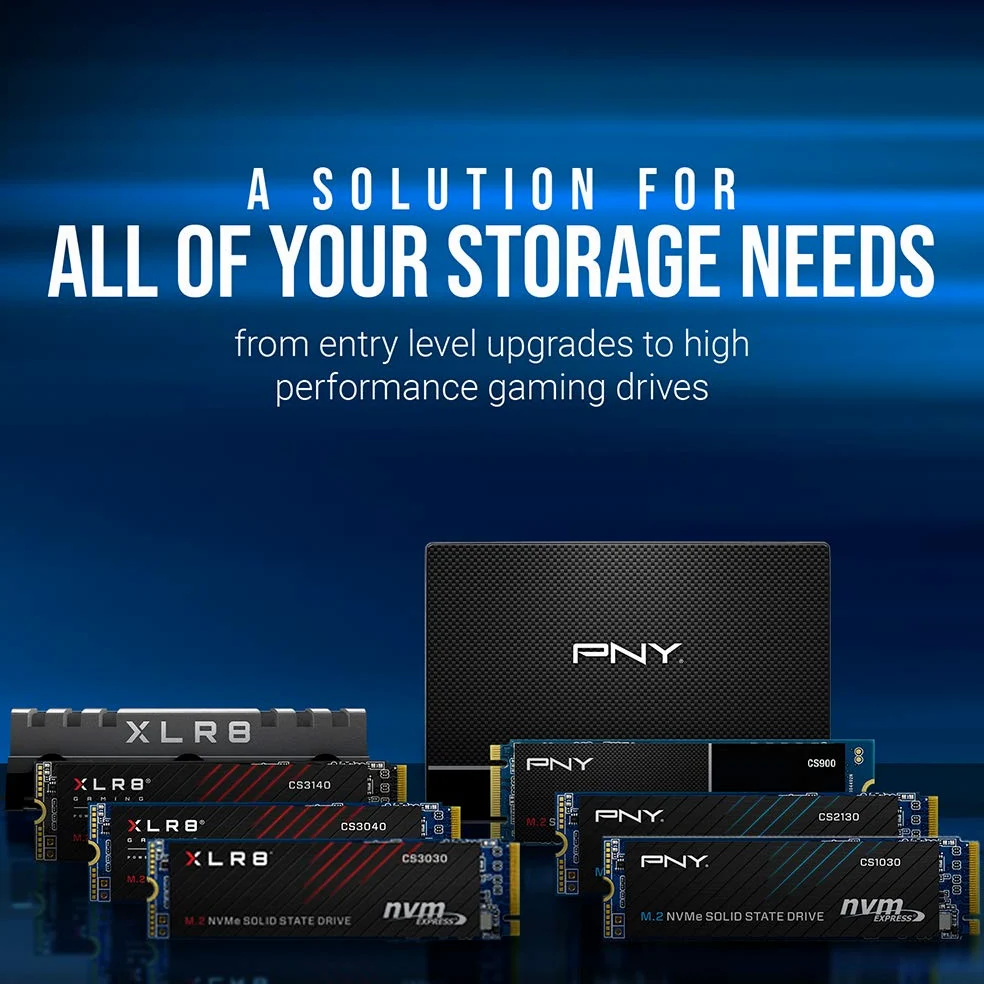 PNY CS2130 M.2 NVMe SSD Interno da 2TB - Velocità di lettura fino a 3500 MB/s (M280CS2130-2TB-RB), Nero