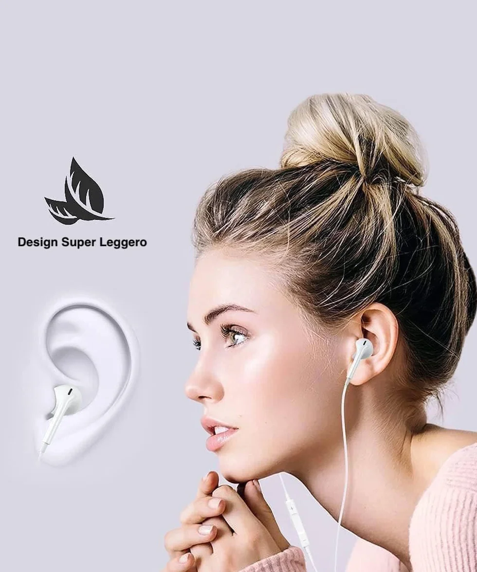 Cuffie USB C,Auricolari Type C con filo y Microfono Hi-Fi Stereo compatibile per iPhone 17/16/15 Pro Max Plus,iPad Pro Air,Samsung Galaxy S26/S25/S24/S23 A53 A33,Huawei,Google Pixel,Xiaomi