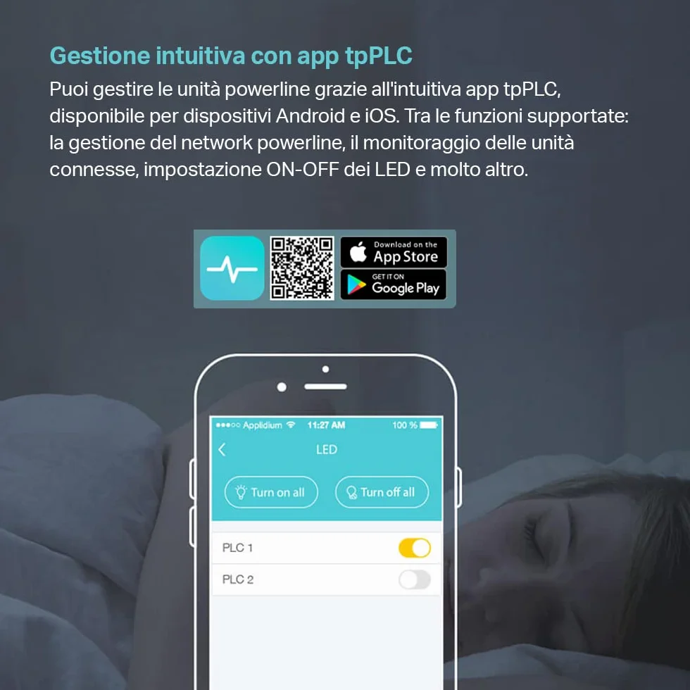 TP-Link TL-PA717 KIT Powerline Gigabit Porta, HomePlug AV2, Velocità Fino a 1000 Mbps, Per Streaming Video HD/3D/4K e Giochi Online (Solo per Wired), Nessuna Configurazione Richiesta