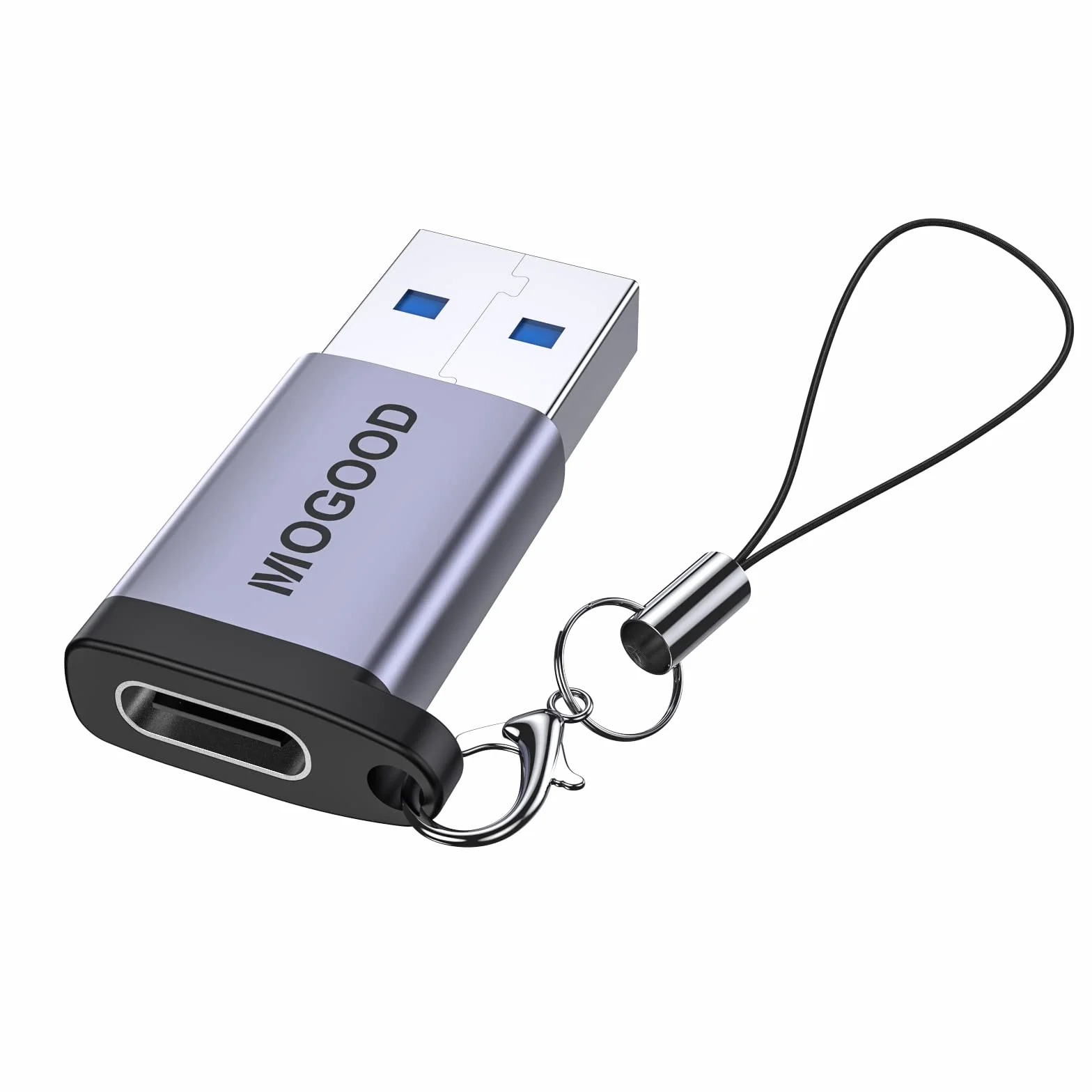 MOGOOD Convertitore OTG USB C Femmina a USB A Maschio, USB 3.0 5Gbps
