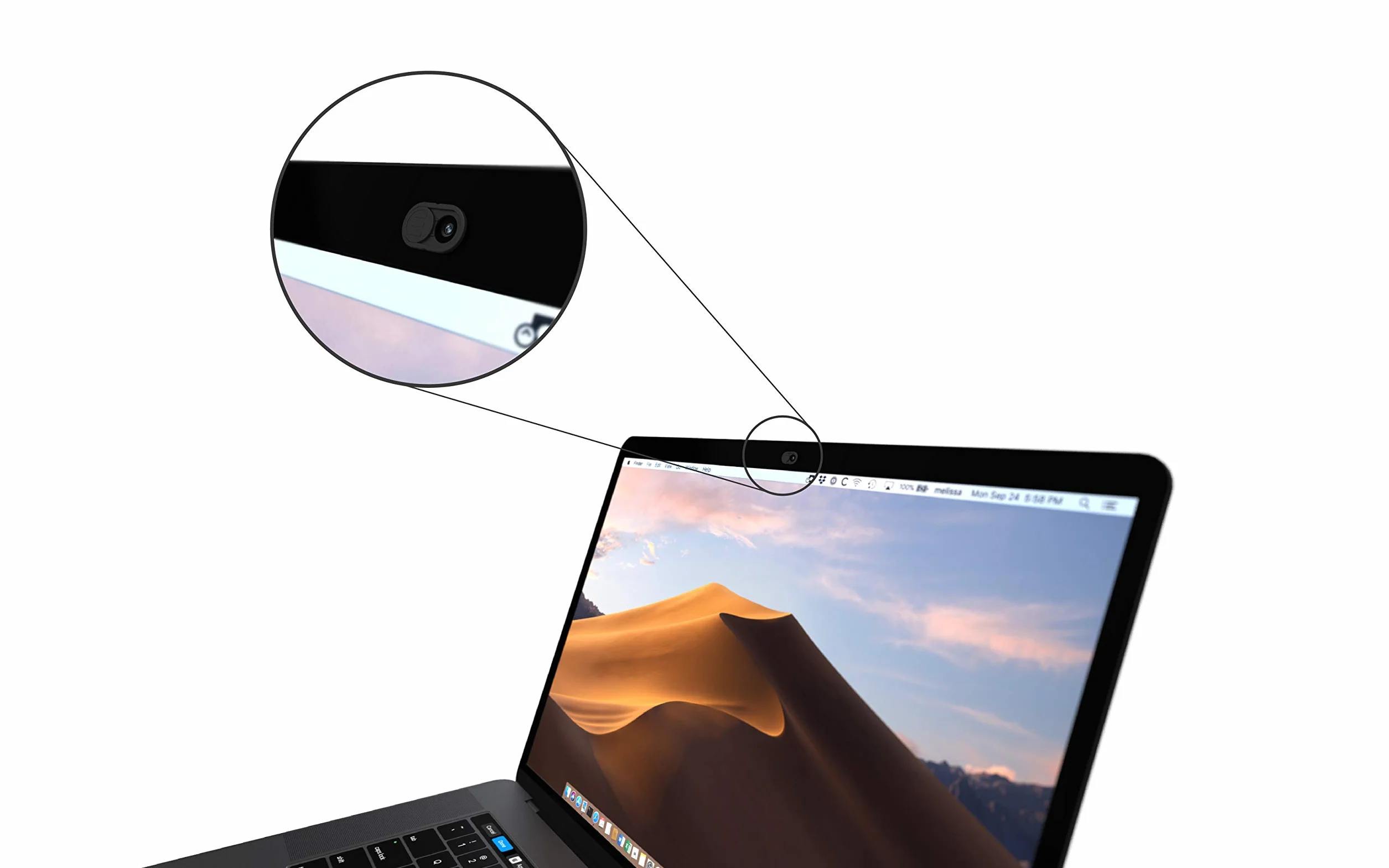Copri-Webcam 3-Pack – Ultra Sottile – Protezione Privacy per Laptop, Smartphone e Tablet – Adesivo Forte – Qualità Premium Made in Germany – Nero