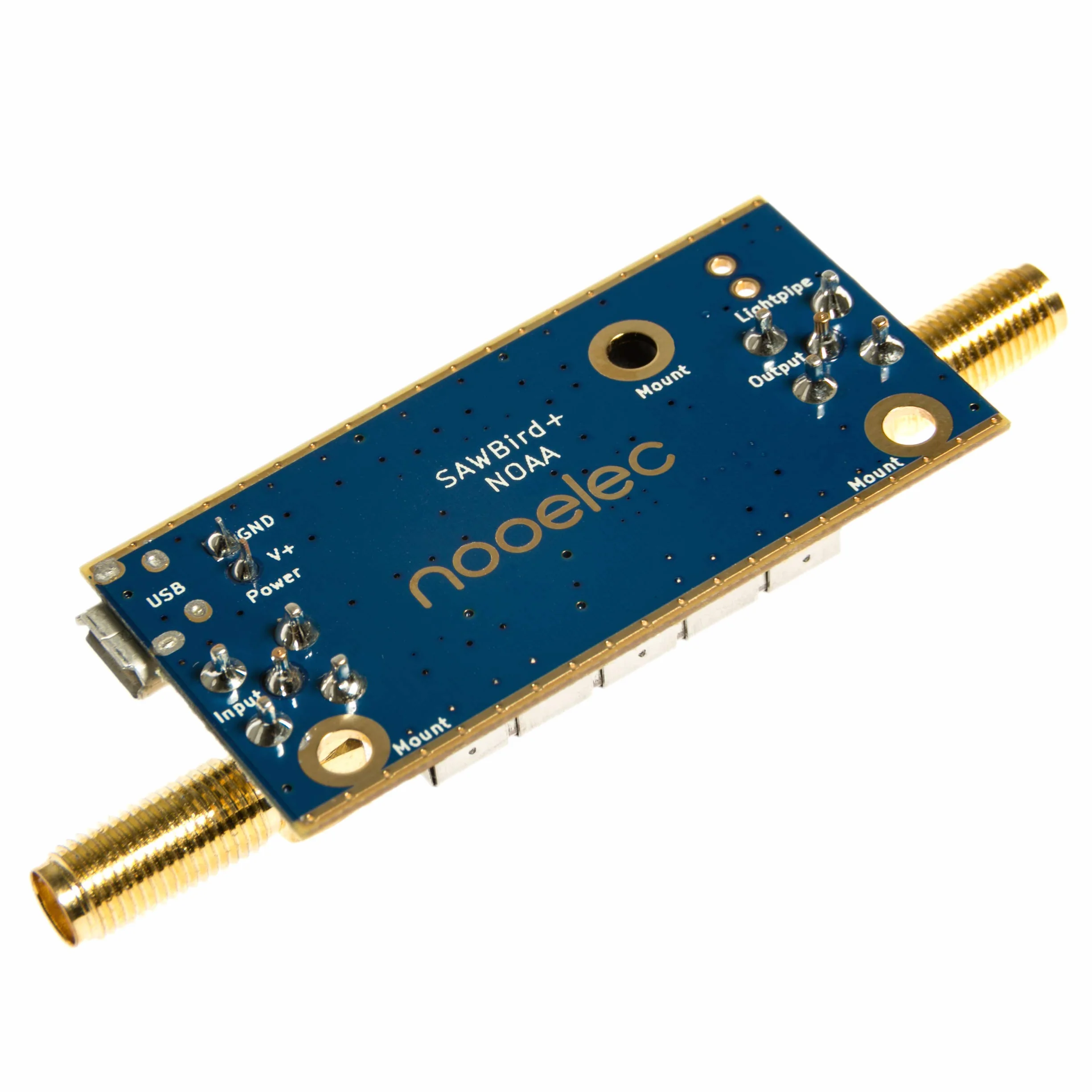 Nooelec SAWbird+ NOAA - Filtro Premium SAW e Modulo LNA a Basso Rumore a Cascata per Applicazioni NOAA. Frequenza Centrale 137 MHz
