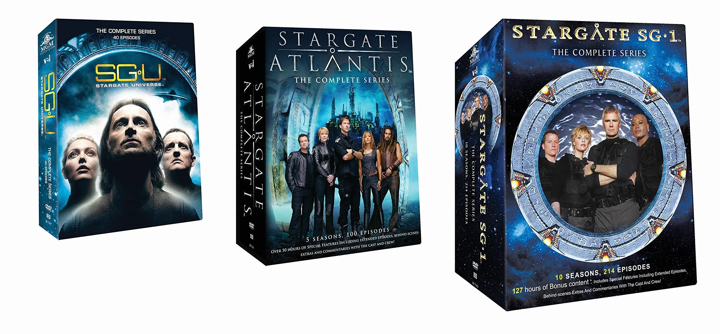 Collezione Stargate - Tutte e tre le serie Stargate Atlantis, Stargate SG-1, Stargate Universe