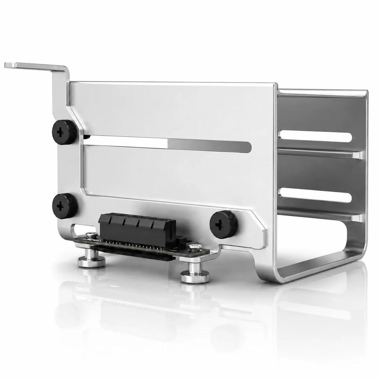 ZimaBoard 2-Bay HDD Rack Tray per ZimaBoard 2, Staffa di montaggio per due dischi rigidi da 3,5", Lega di alluminio, Telaio NAS / Server domestico compatto, Installazione semplice