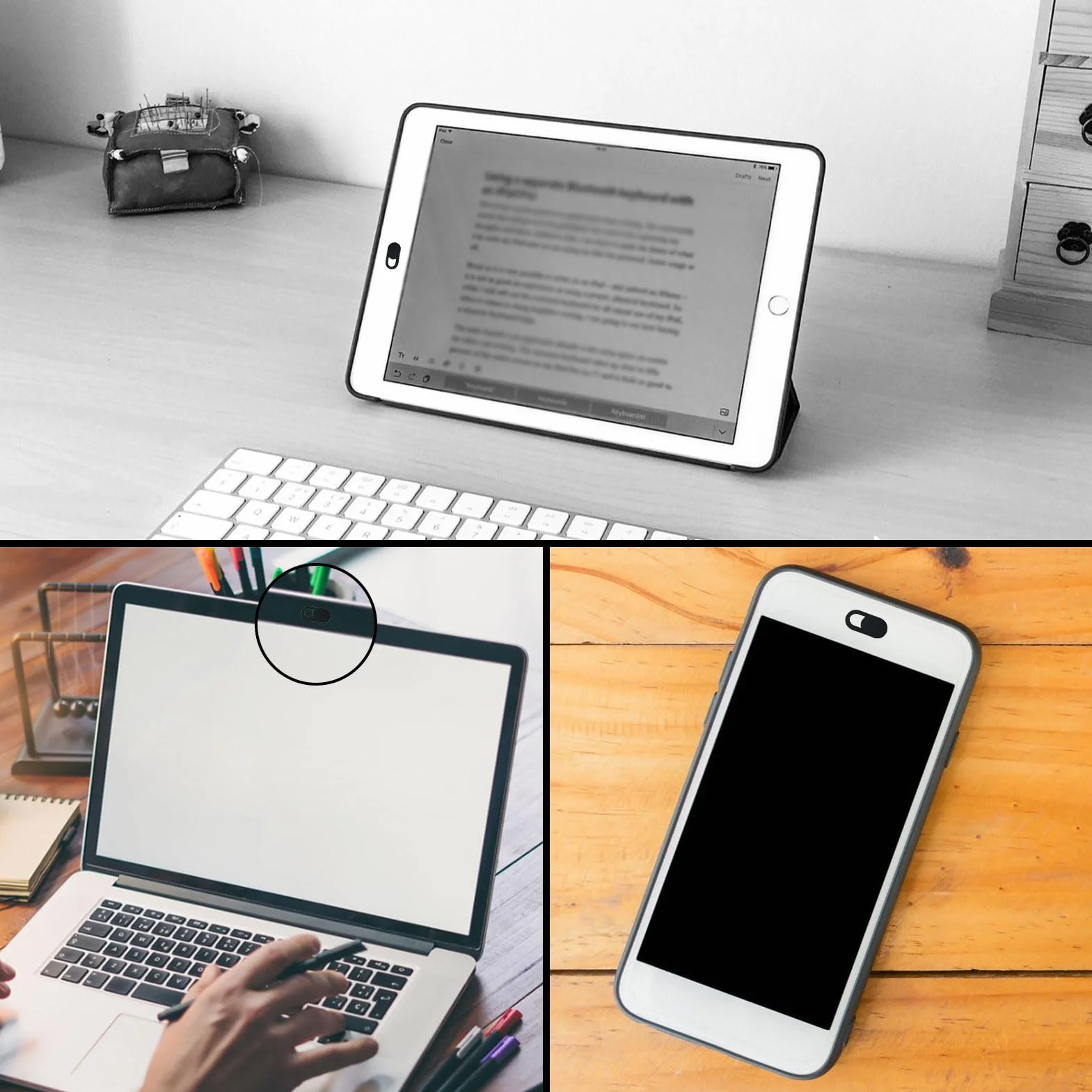 [24 Pezzi]Webcam Cover,Copri Webcam,Copri Webcam Pc Portatile, Copri Webcam Slider Copertura Webcam Ultra Sottile Camera Cover Per Laptop, Pc, Computer Portatile, Phone, Tablet, Smartphones, Noteboook