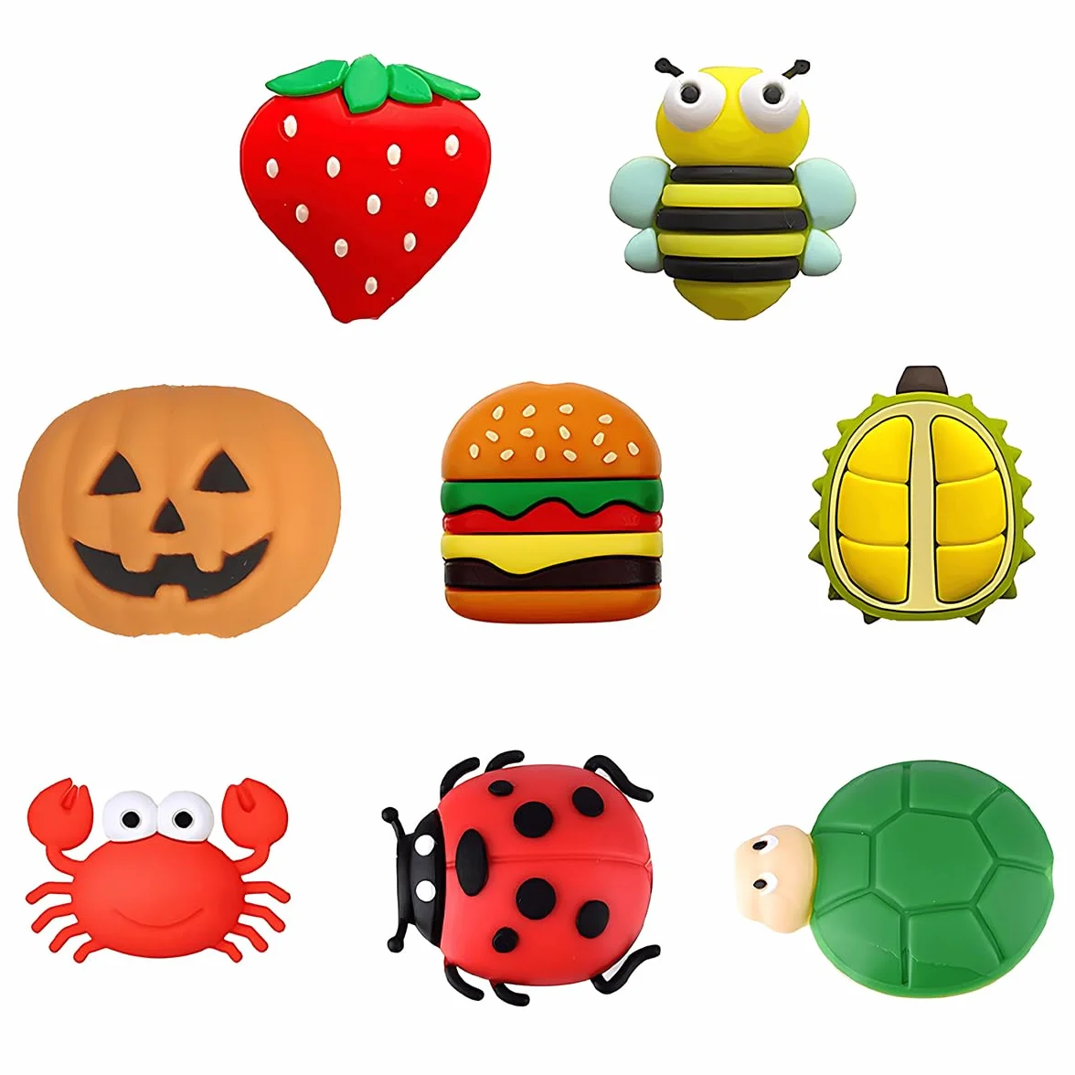 Proteggi Cavo - Protettore Frutta Animale Cartone Animato, Protezione Caricatore per Animali, Prevenire Rottura USB Phone