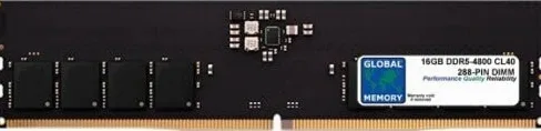 Memoria RAM DDR5 da 16 GB 4800 MHz PC5-38400 288-PIN DIMM compatibile con PC desktop/schede madri