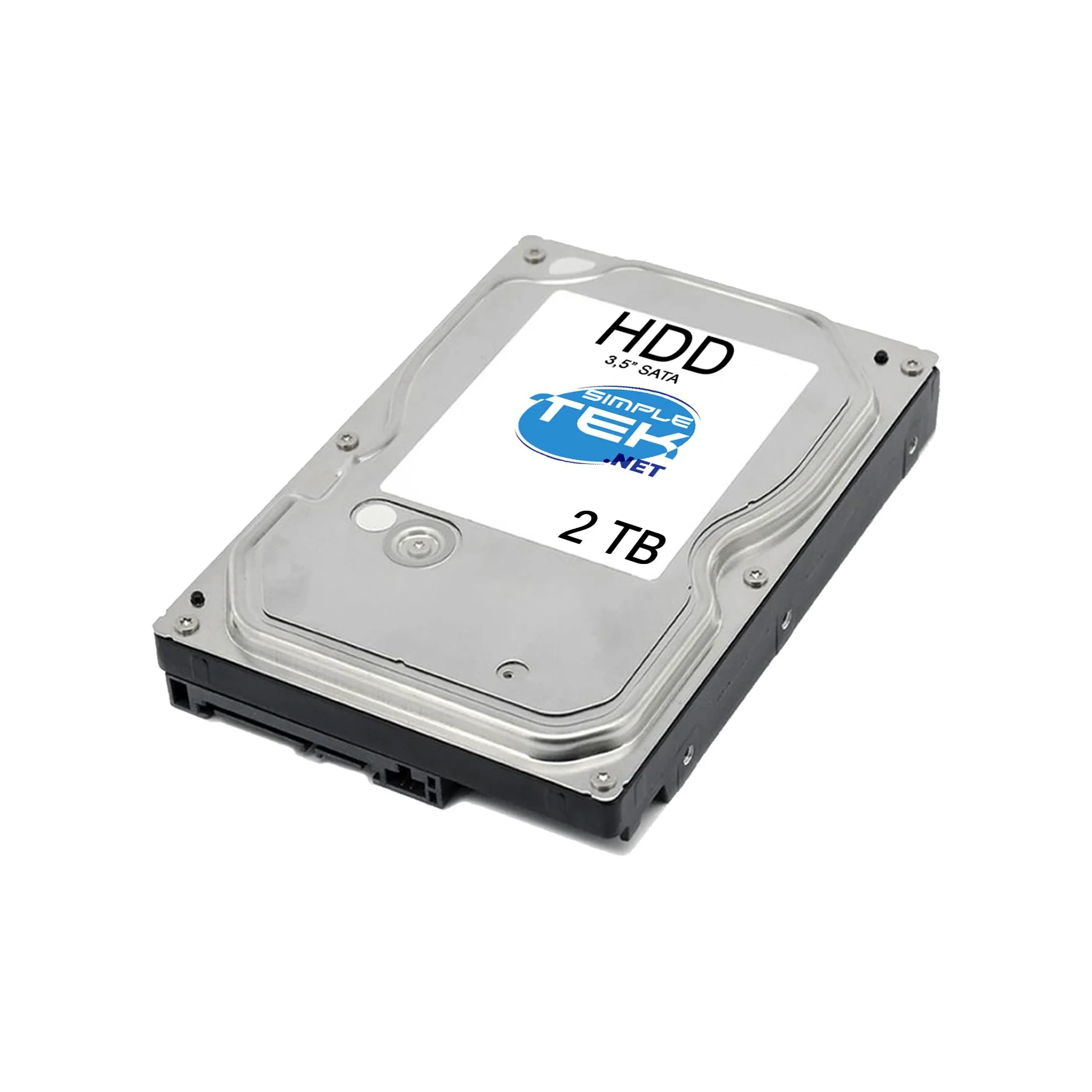 SIMPLETEK - Hard Disk Interno 2TB - 3,5” SATA III - Cache 128MB - Ottimizzato per Videosorveglianza DVR, NAS e PC - 5400 RPM (Ricondizionato)