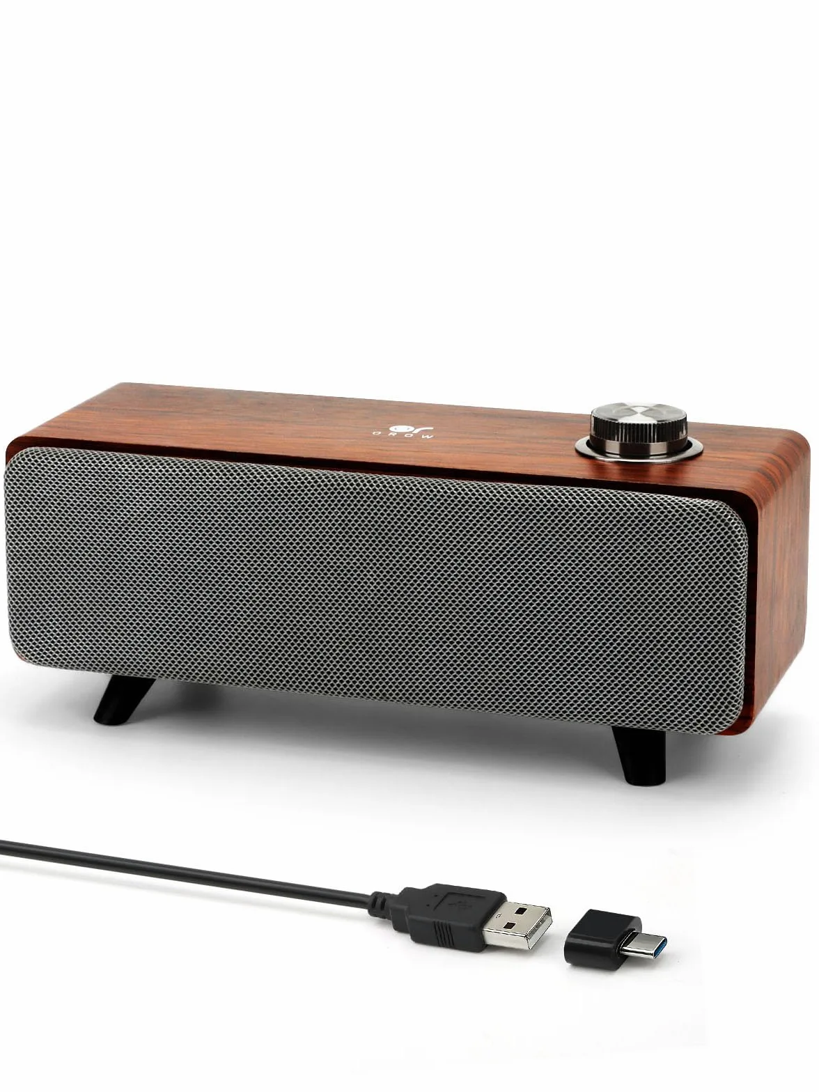 OR O R O W Altoparlanti per computer desktop, altoparlanti desktop da 10 W con Bluetooth, suono stereo e bassi migliorati, soundbar per PC, telefono e laptop (adattatore USB-C incluso)