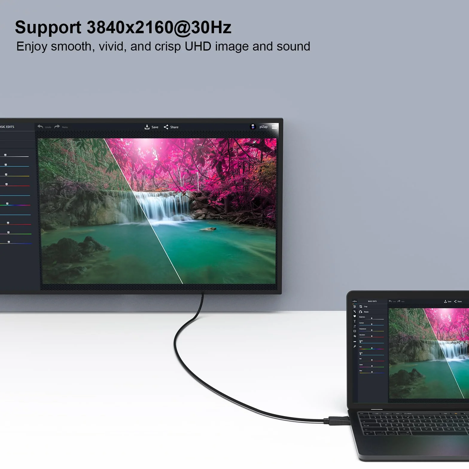 BENFEI Cavo DisplayPort a HDMI 4K 3M,Unidirezionale DisplayPort Computer a HDMI Monitor,DP 1.2 a HDMI 1.4 compatibile con HP ThinkPad AMD NVIDIA desktop