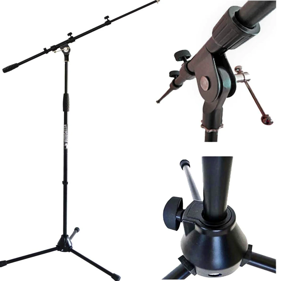 Keepdrum MS106 - Supporto per microfono con braccio + supporto per tablet PC 19791 K M per tablet con altezza da 220 a 331 mm e larghezza da 128 a 232 mm