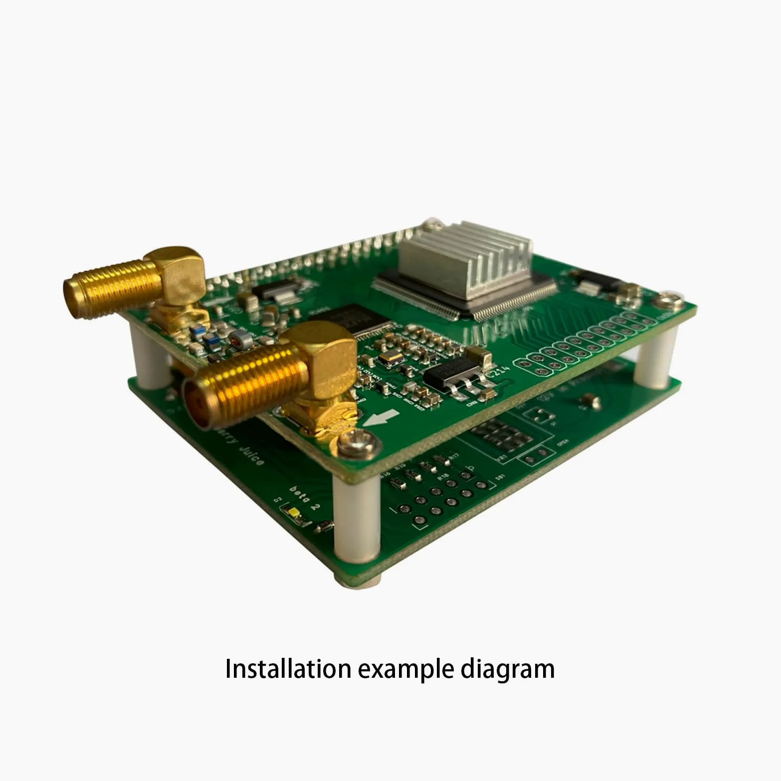 SDR Radioberry Juice Scheda USB a USB Adapt Board Juice per Raspberry Pi - Scheda radio dispositivi analogici AD9866 e 10CL025 12-bit Broadband Modem