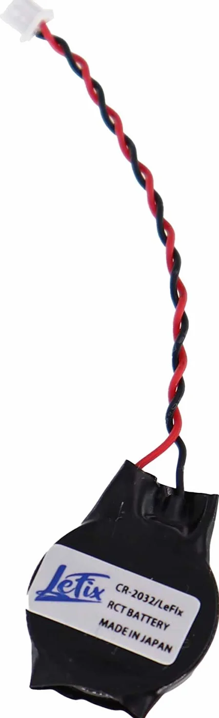 LeFix Batteria di ricambio CMOS RTC con cavo (2 pin 2 fili) per HP Compaq G50 G56 G62 G70 G72 CQ40 CQ50 CQ56 G62 CQ62 G56 CQ56 CQ72