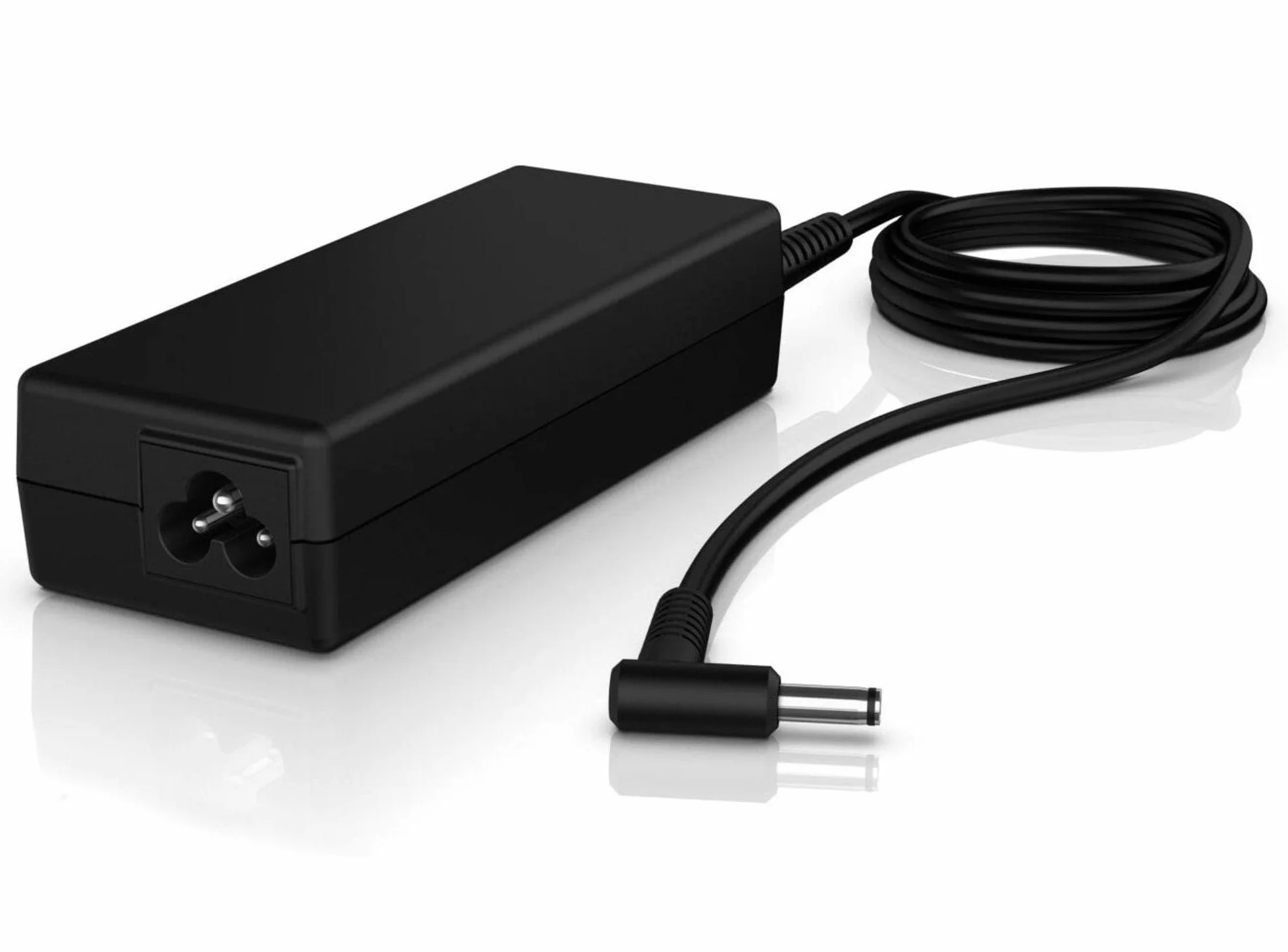HP Adattatore Smart Power 90 W, Compatibile Chromebox All-in-One Pavilion, Connettore Smart AC Angolo Retto, Nero