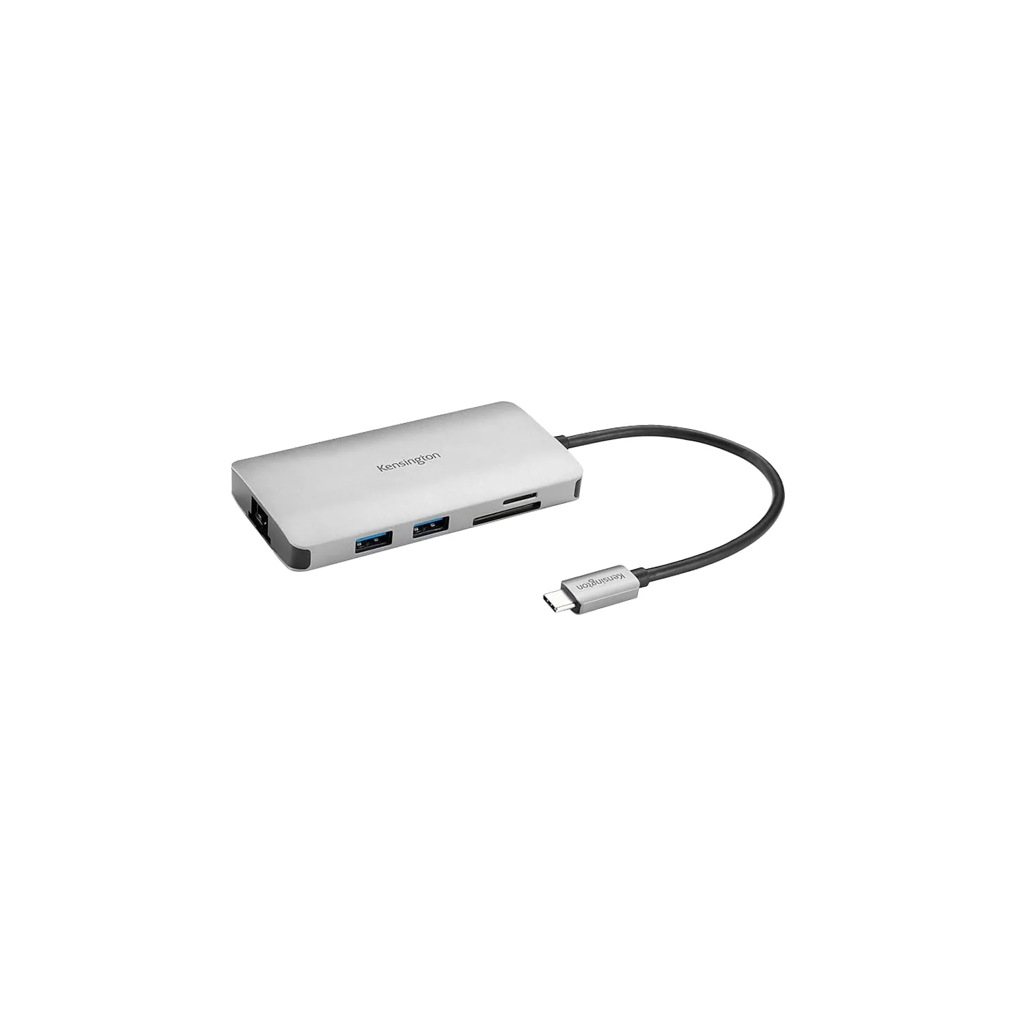 Kensington UH1400P Dock Universale Portatile Driverless USB-C 8-in-1, universale, 8 porte, alimentazione fino a 85 W, Ultra HD (singolo 4K a 60 Hz) ad alta risoluzione, plug & play, con cavo