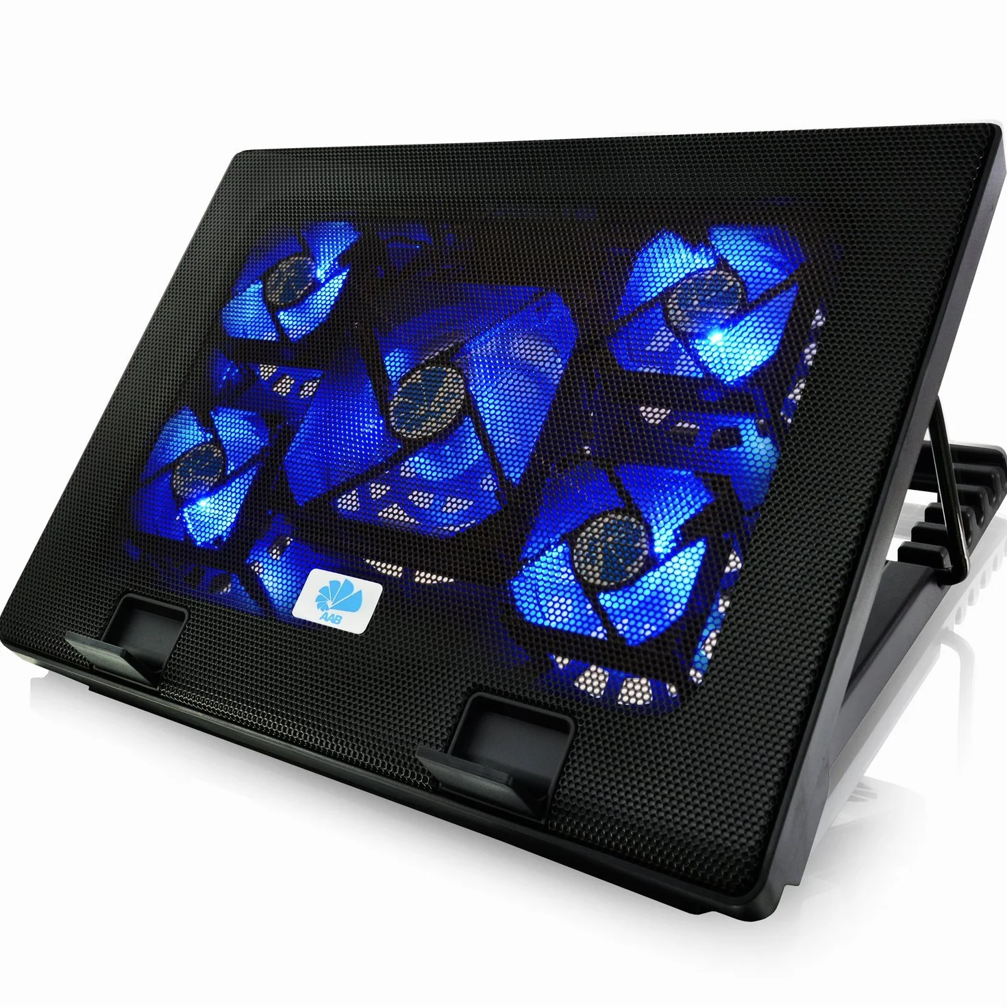 AABCOOLING NC71 - Base di Raffreddamento per Notebook, Sostegno per PC Portatile, Ventola PC USB, Supporto per Laptop con 5 Ventole