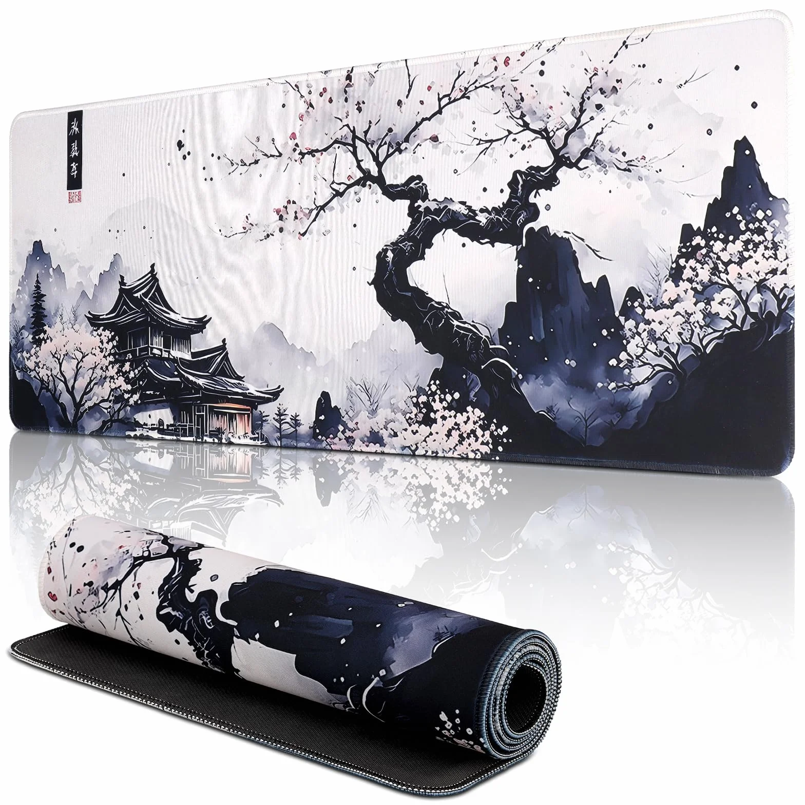Mousepad XXL Gaming 800x300mm z Gumową Podkładką Antypoślizgową Bordi Cuciti