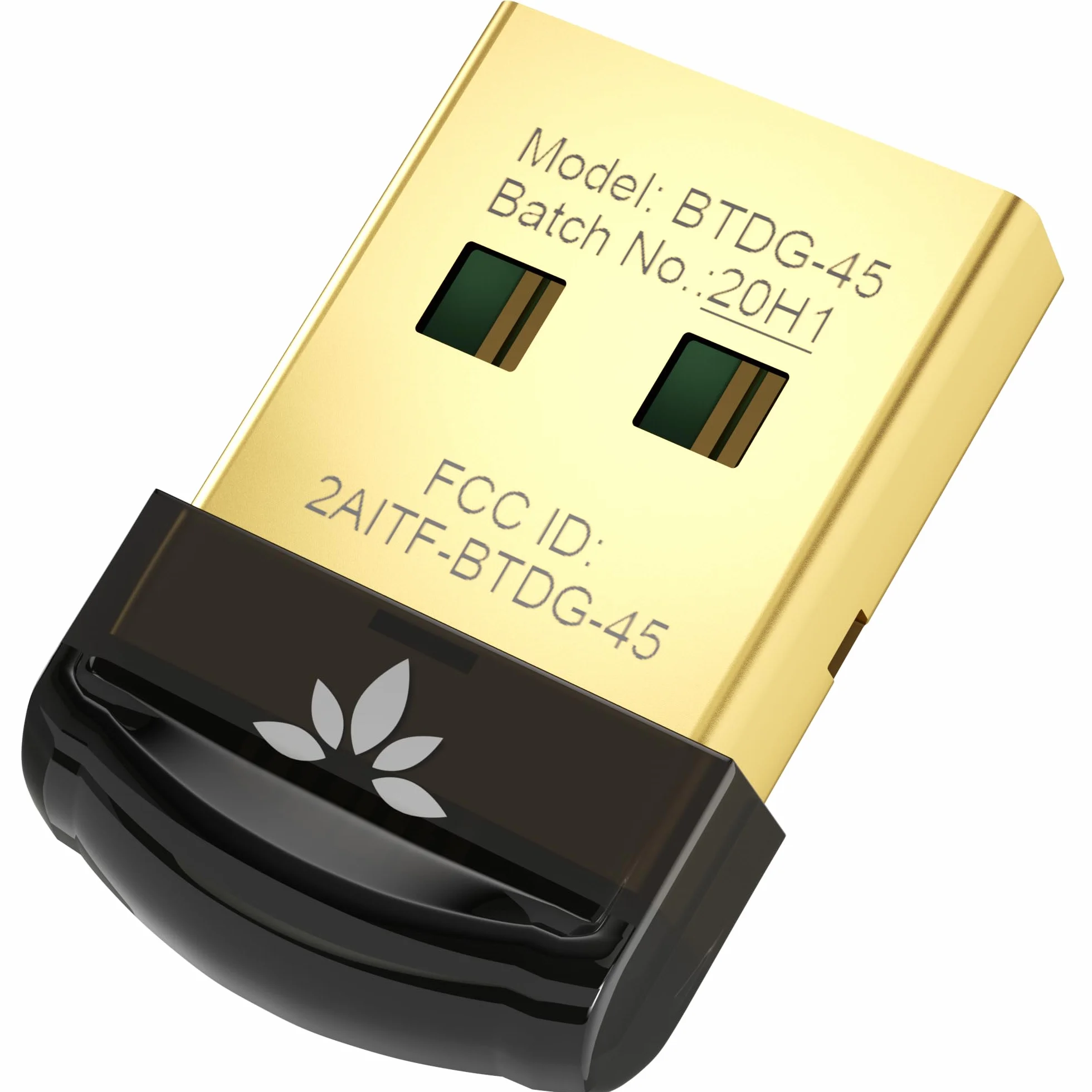 Avantree DG45 Adattatore Chiavetta Bluetooth USB per PC, e Laptop, Compatibile solo con Windows 11/10/8.1/8 - Connette Cuffie, Altoparlanti, Tastiere, Mouse e Stampanti Bluetooth (Non 2.4G)