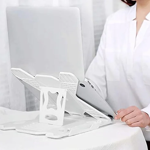 Jelly Comb Cooler Laptop Stand 8 Altezze Supporto Regolabile Dissipazione di Calore Desktop Pieghevole Portatile Notebook