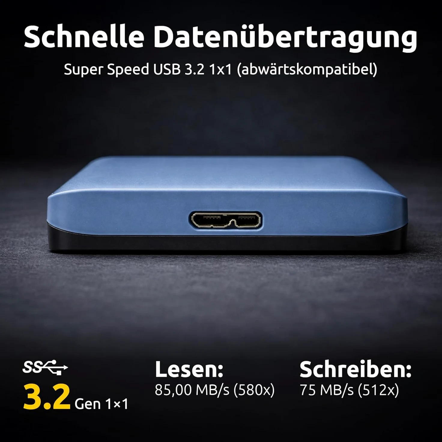 Intenso Memory Safe - Hard disk esterno portatile, 2,5", USB 3.2 Gen 1, per PC e Mac, incluso Ashampoo Backup Pro