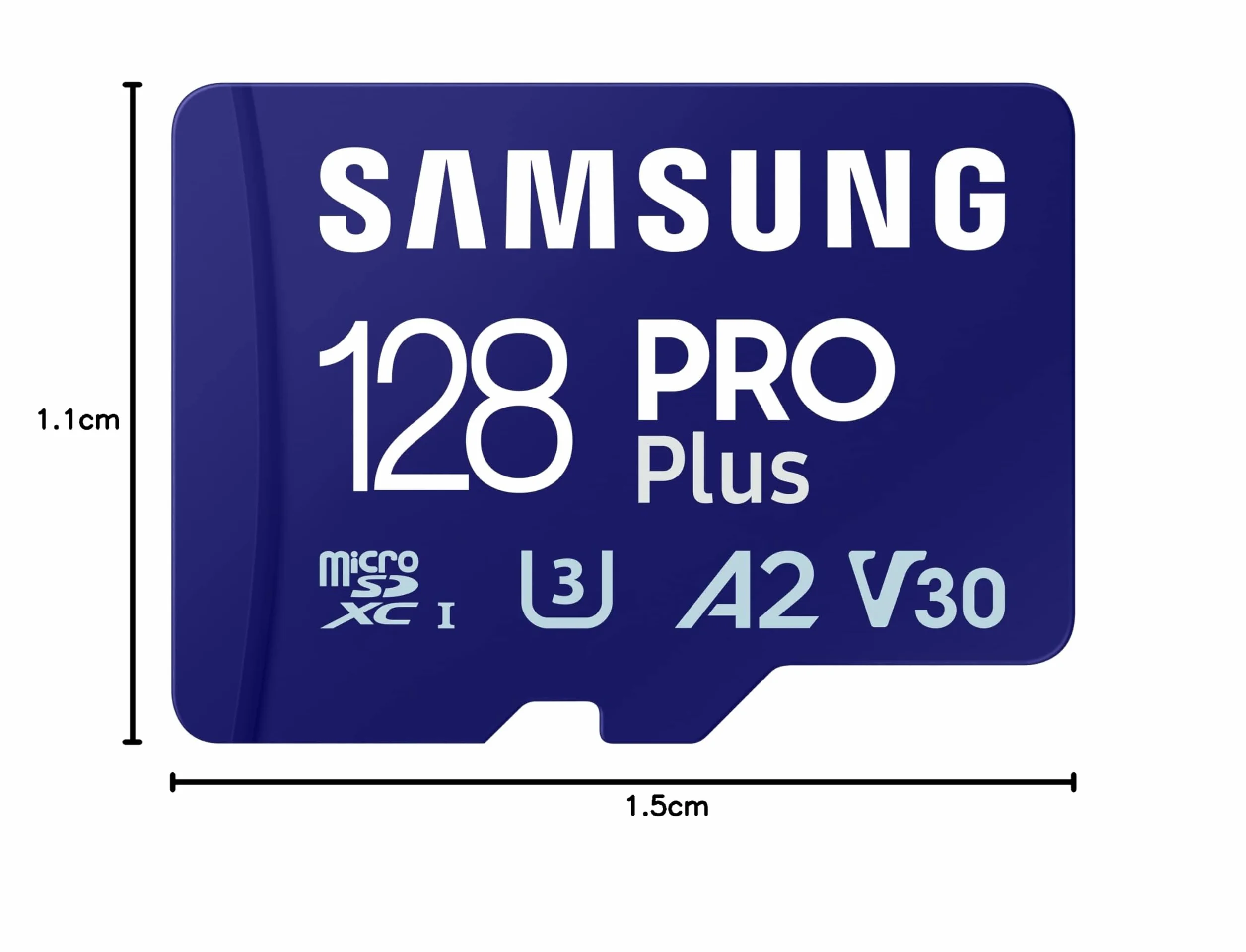 Samsung Memorie MB-MD128SA PRO Plus Scheda MicroSD da 128GB, UHS-I U3, Fino a 180 MB/s