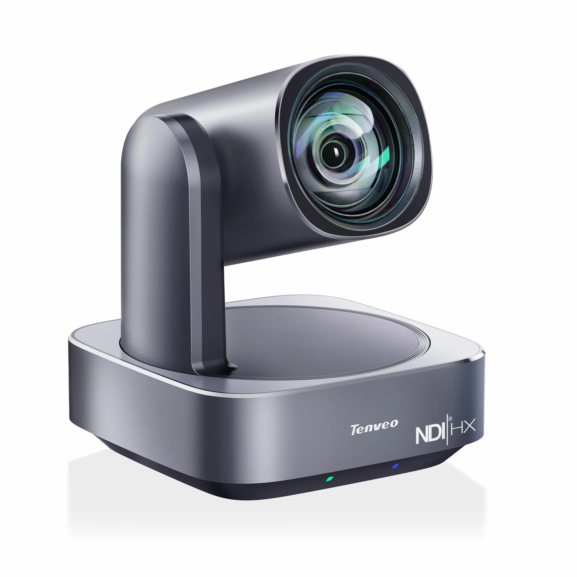 Tenveo Telecamera PTZ NDI 4K con Tracking Automatico AI, Zoom Ottico 12X, USB3.0 HDMI LAN PoE NDI Camera IP Streaming Live per Chiesa Conferenze Trasmissioni Eventi YouTube OBS vMix Livestream