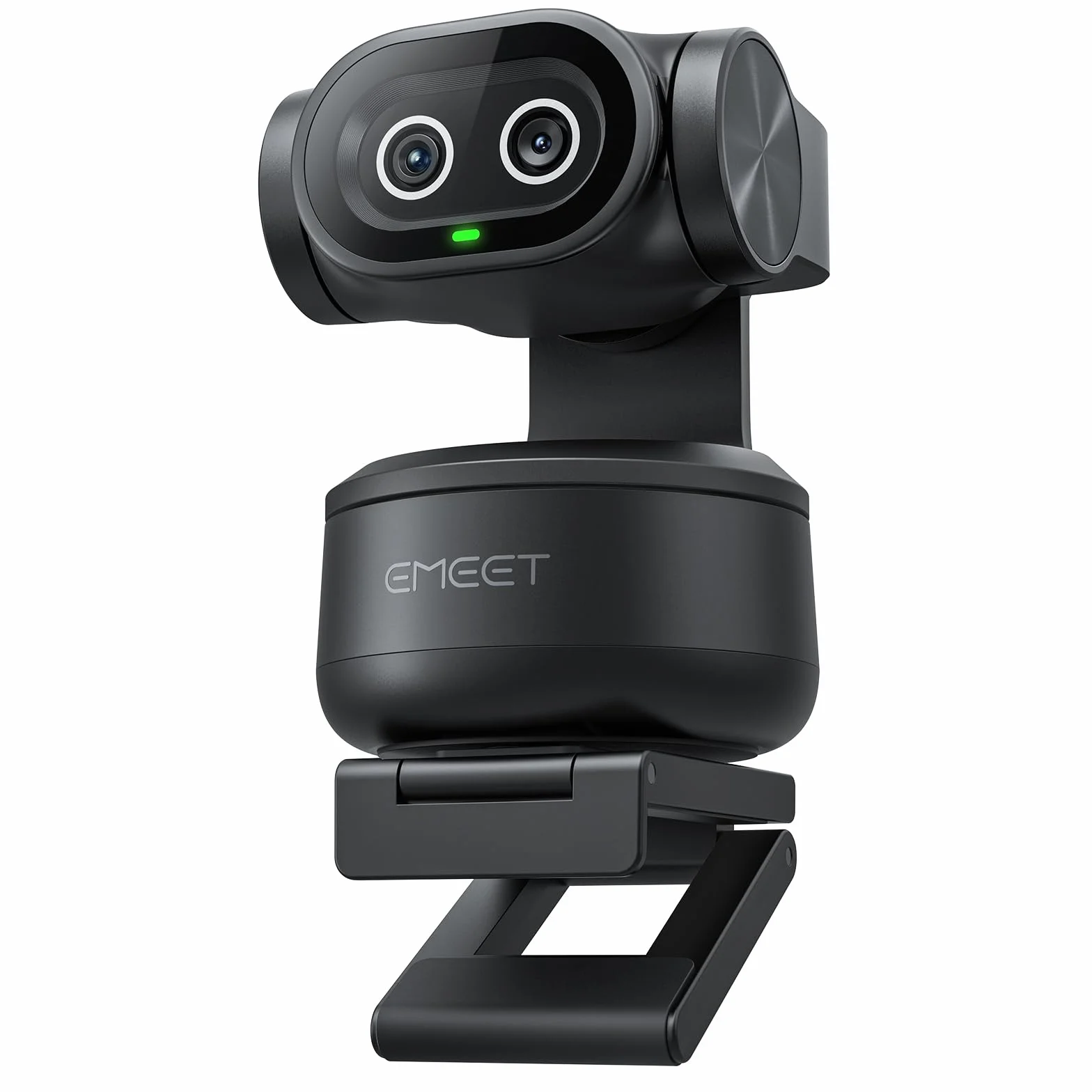 EMEET PIXY Telecamera PTZ 4K a Doppia Telecamera, AI Webcam，Messa a Fuoco Rapida in 0,2 s, con Sensore Sony, Web cam con 3 Microfoni, Webcam 4K per lo Streaming e Compatibile con OBS/Twitch/Switch 2