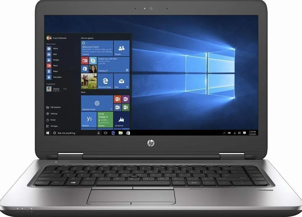 HP ProBook 650 G3 Business Laptop Notebook 15,6 pollici, Intel Core i5-7200U, 16 GB RAM, 256 GB SSD, Windows 11 Pro (ricondizionato)