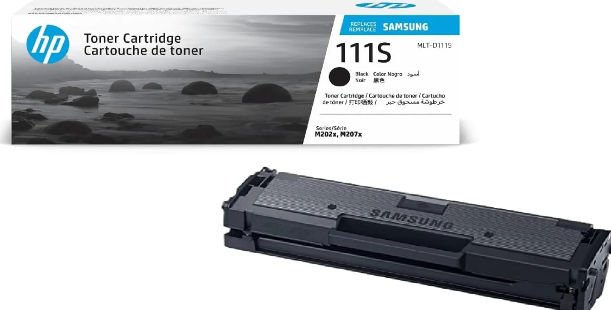 Samsung D111S SU810A, Cartuccia Toner Originale da 1000 Pagine, Compatibile con le Stampanti Samsung Laser Monocromatiche Xpress Serie M202x, M207x, Nero