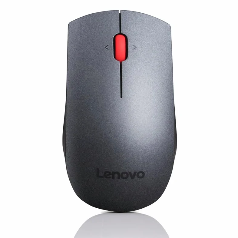 Lenovo Professional Combo Mouse + Tastiera AI - Italia, tastiera full-size ricaricabile con tasto Copilot e layout IT + mouse 4000 DPI, dual wireless 2.4GHz/Bluetooth, ricevitore USB-A
