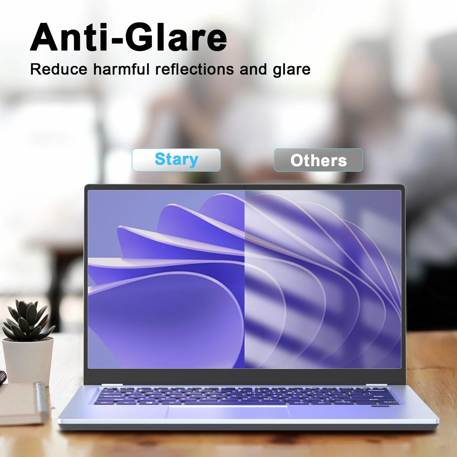 STARY Protezione Privacy Laptop 14 Pollici 16:9, Laptop Filtro Privacy Schermo Compatibile con HP/dell/Acer/Lenovo/Thinkpad/Samsung/ASUS, Rimovibile Antiriflesso Pellicola Protettiva Schermo per 14"