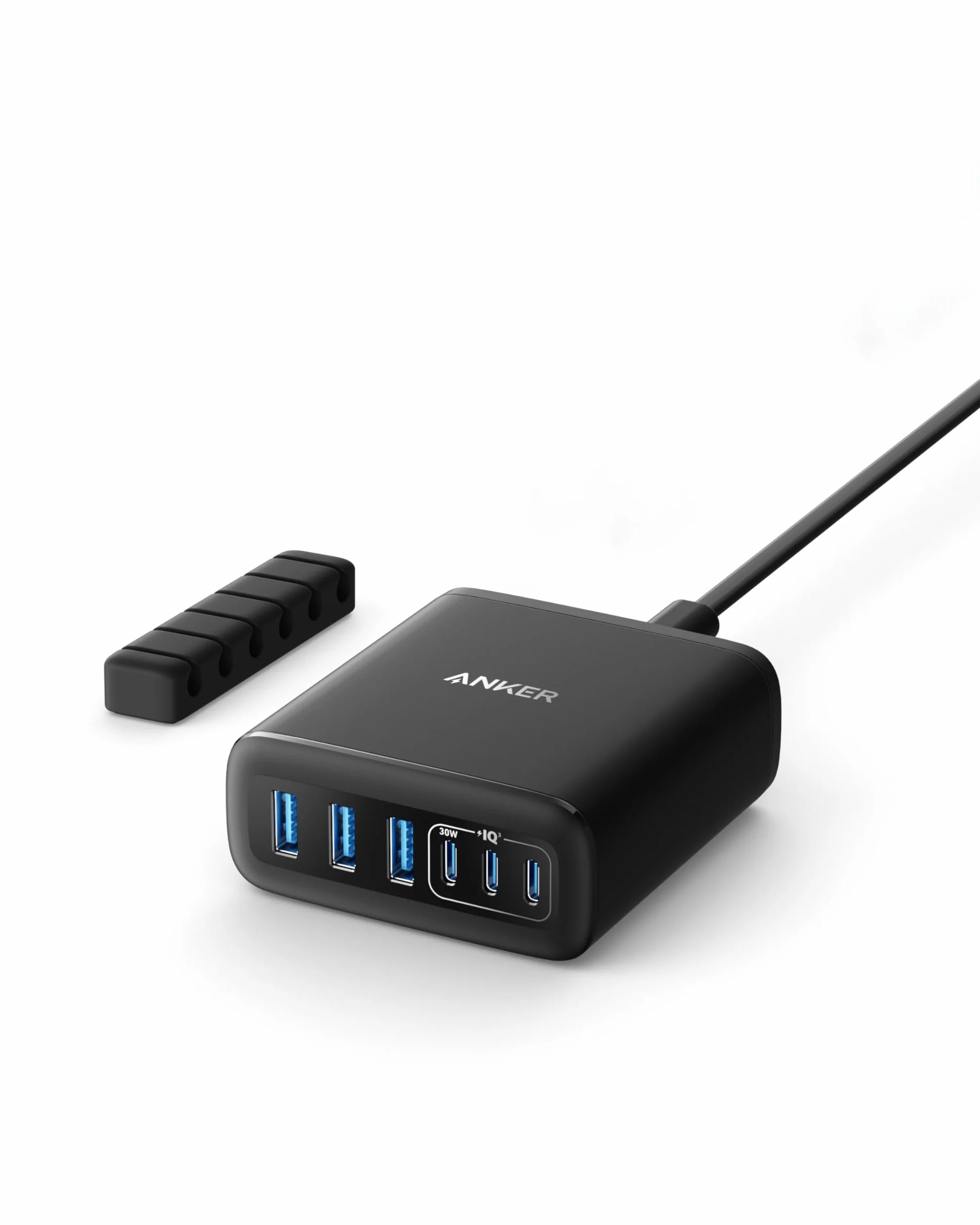 Anker Caricatore USB C 112W Stazione di Ricarica a 6 Porte per iPhone Samsung MacBook iPad