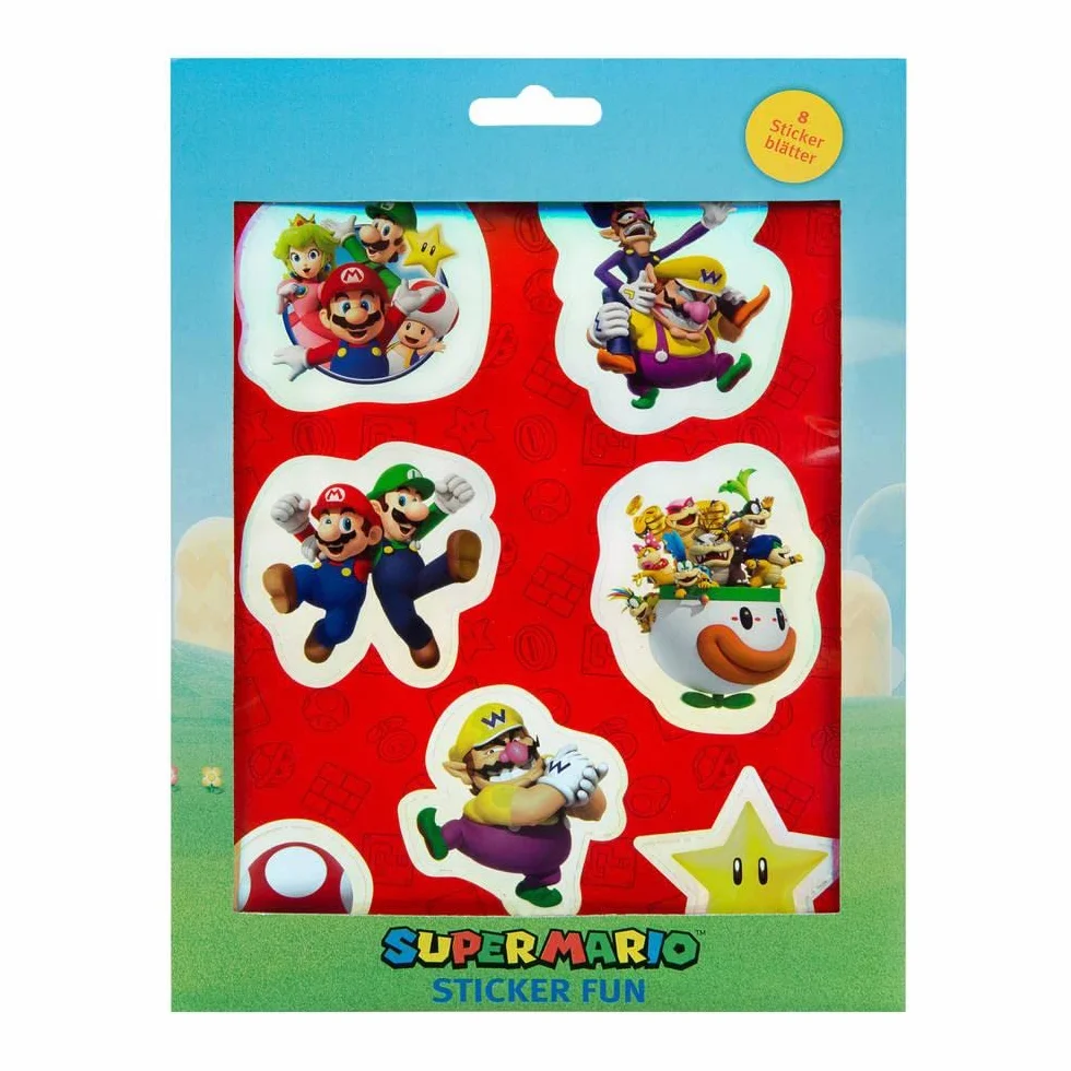 Undercover 1411SUMB0061 UND Super Mario - Set di adesivi
