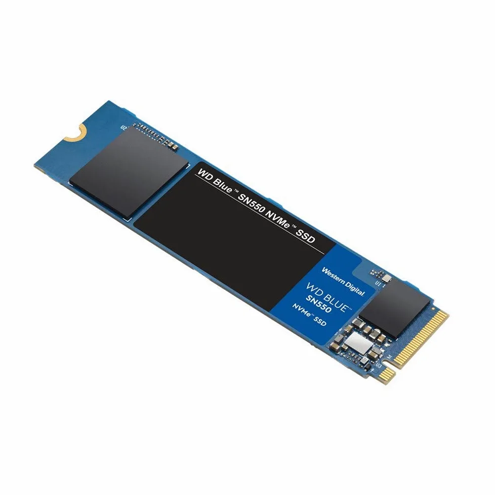 WD Blue SN550 250GB M.2 PCIe NVME SSD, con velocità di lettura fino a 2,400MB/s