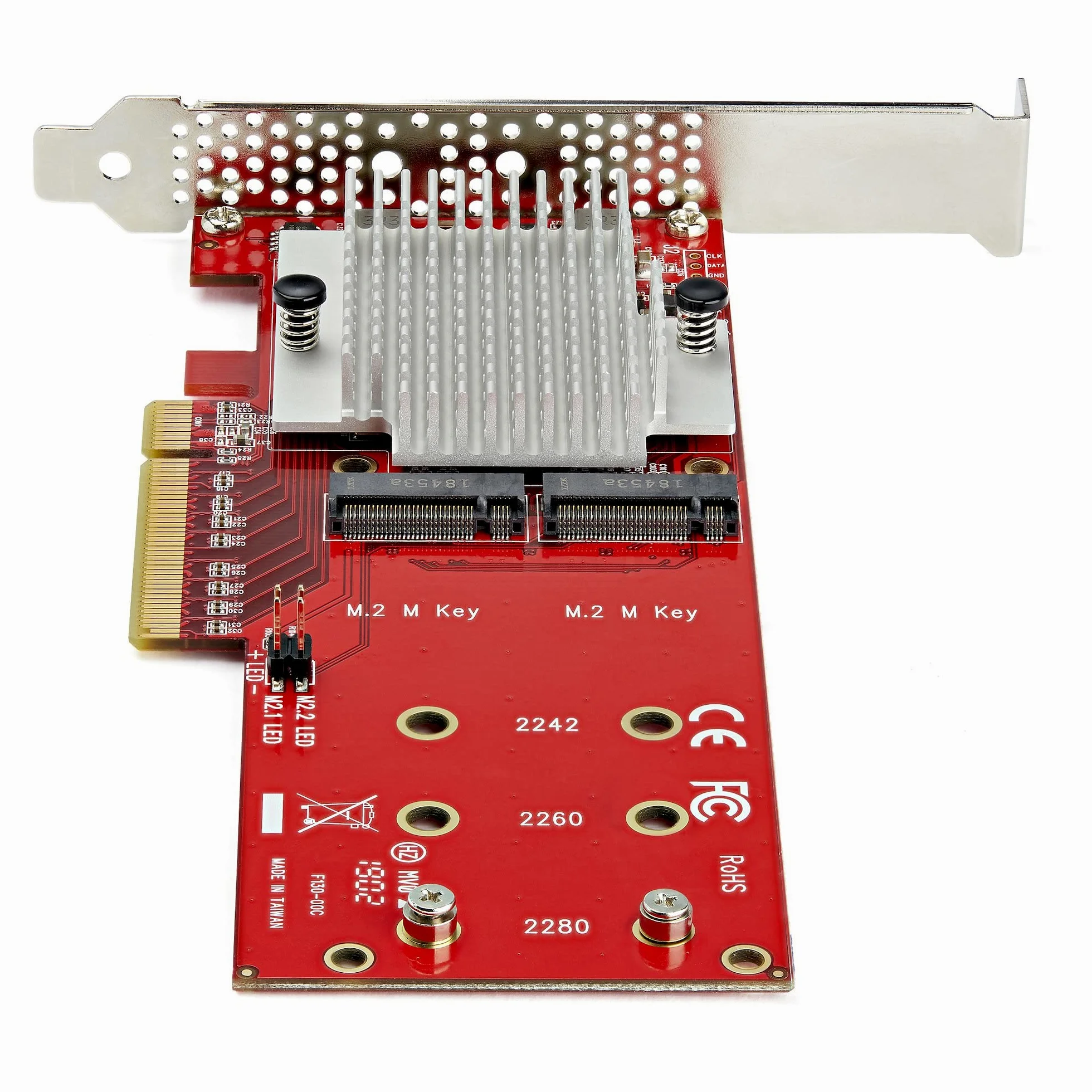 StarTech.com Adattatore PCI Express 3.0 x 8 per SSD M.2 NVMe - PCIe 3.0 (PEX8M2E2)