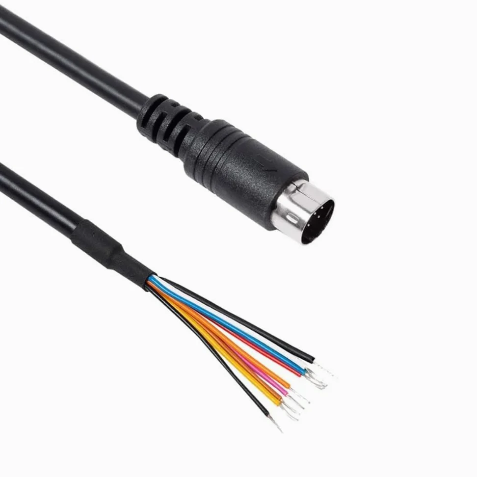 Cavo amplificatore Yaesu a 10 pin da mini DIN a fili nudi SCU-28 per Yaesu FTDX-10, FTDX-1200, FT-450, FT-950, cavo di collegamento lineare per amplificatore (100 cm)