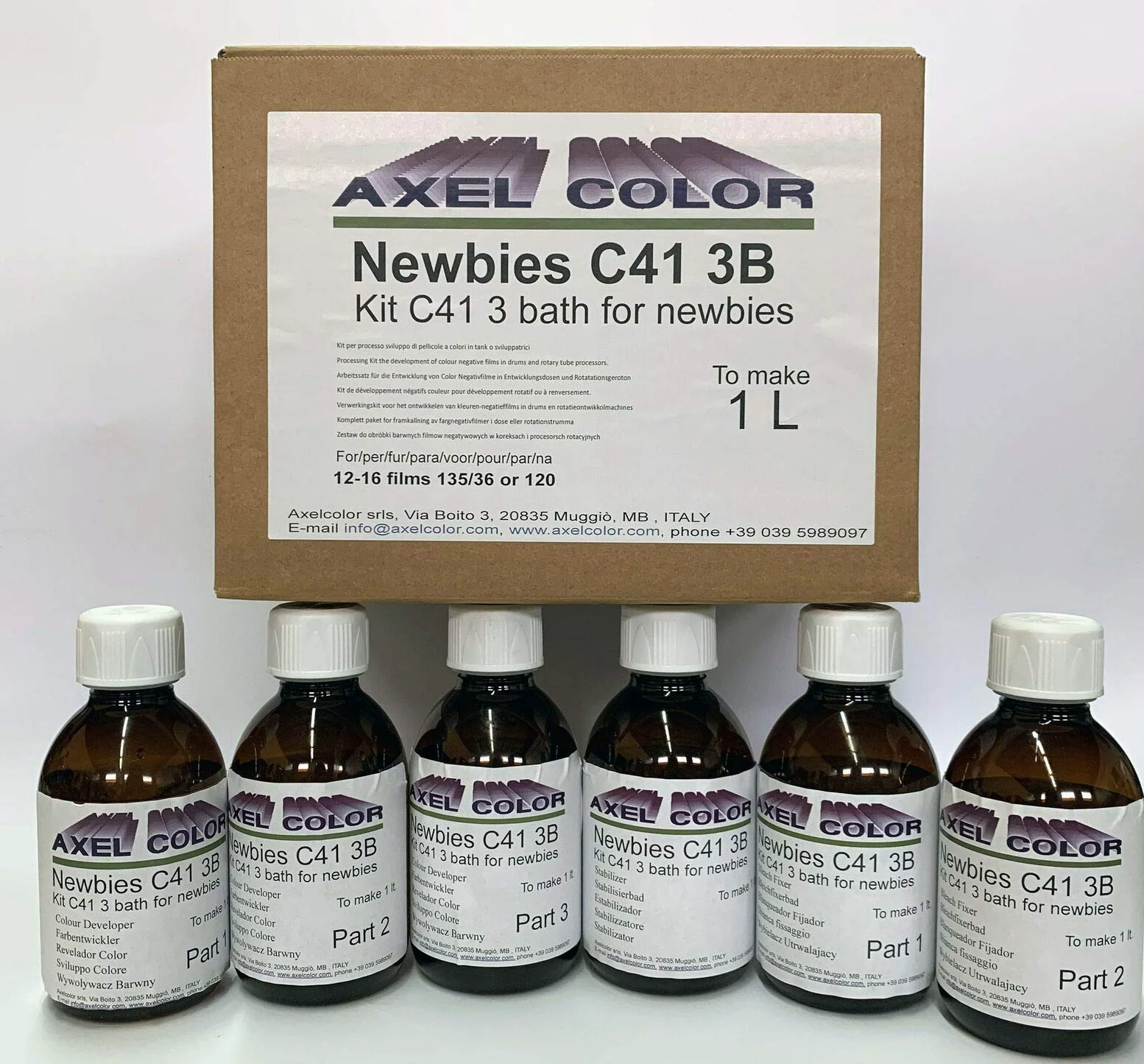 KIT c41 3 Bath for newbies to make 2,5lt