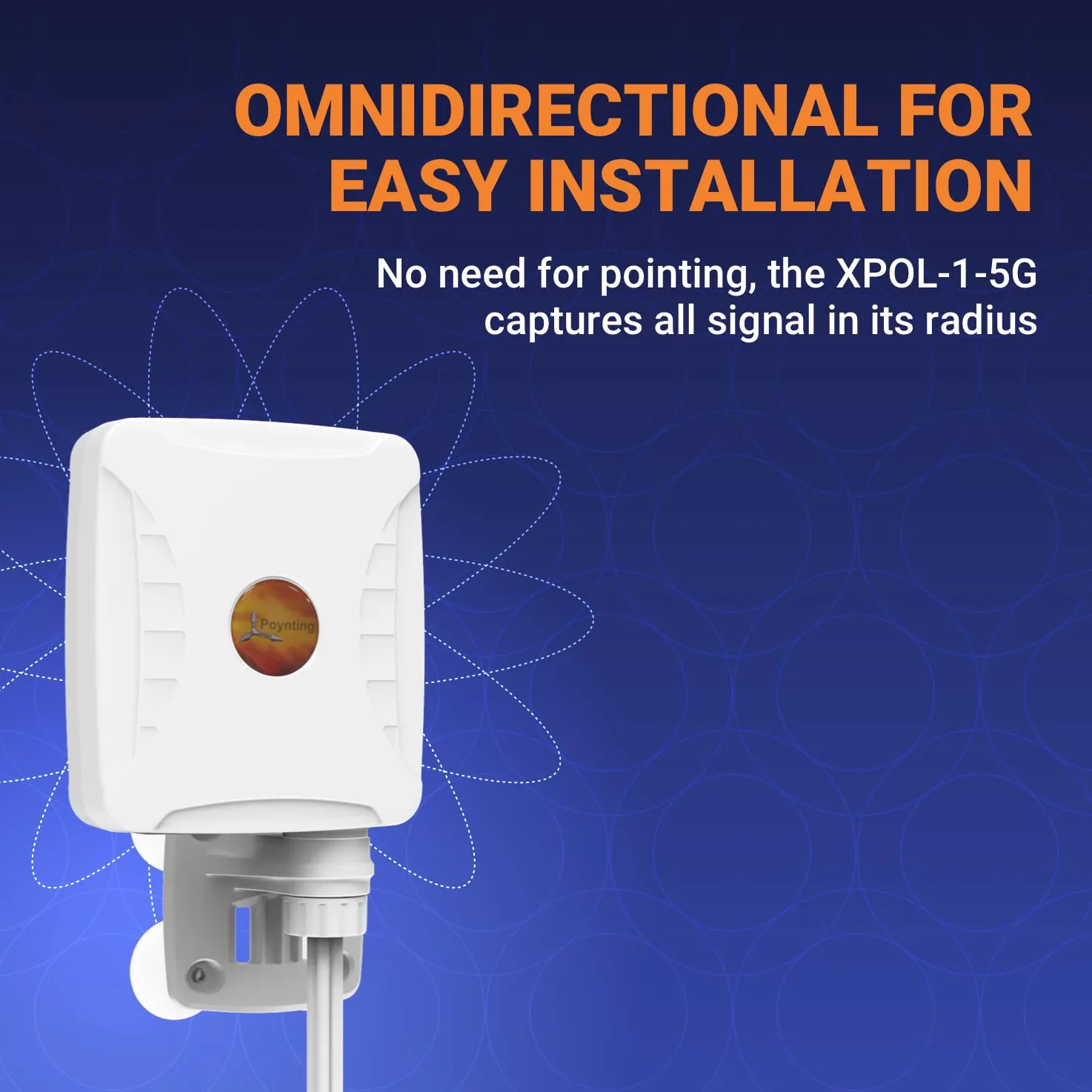 Poynting XPOL-1-5G Hotspot Antenna omnidirezionale | 2X2 MIMO | 617-3800 MHz | 4G/LTE 5G | 3.5dBi | SMA (M)