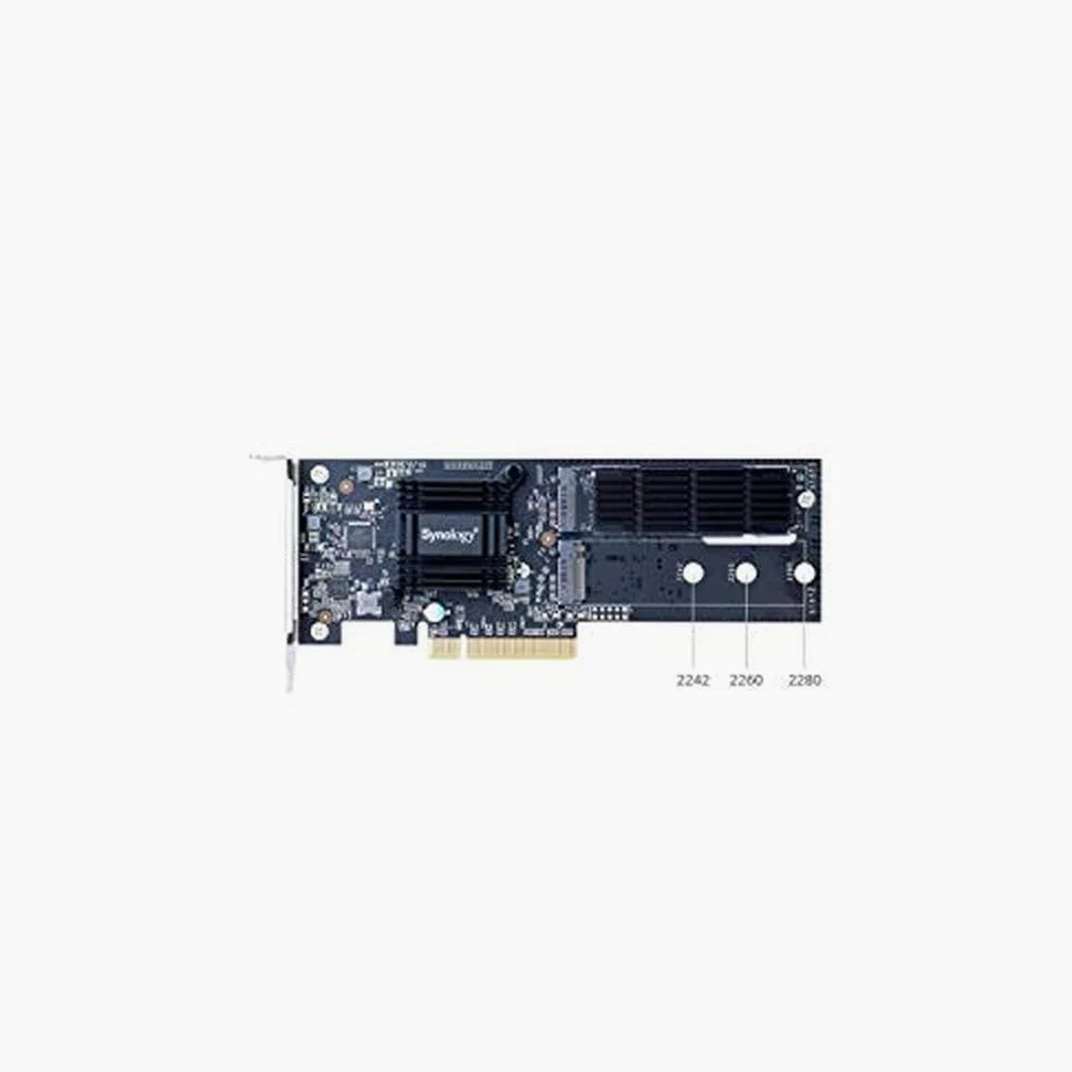 Synology M2D18 - Storage bay adapter - Expansion Slot to 2 x M.2 - M.2 Card - PCIe 2.0 x8