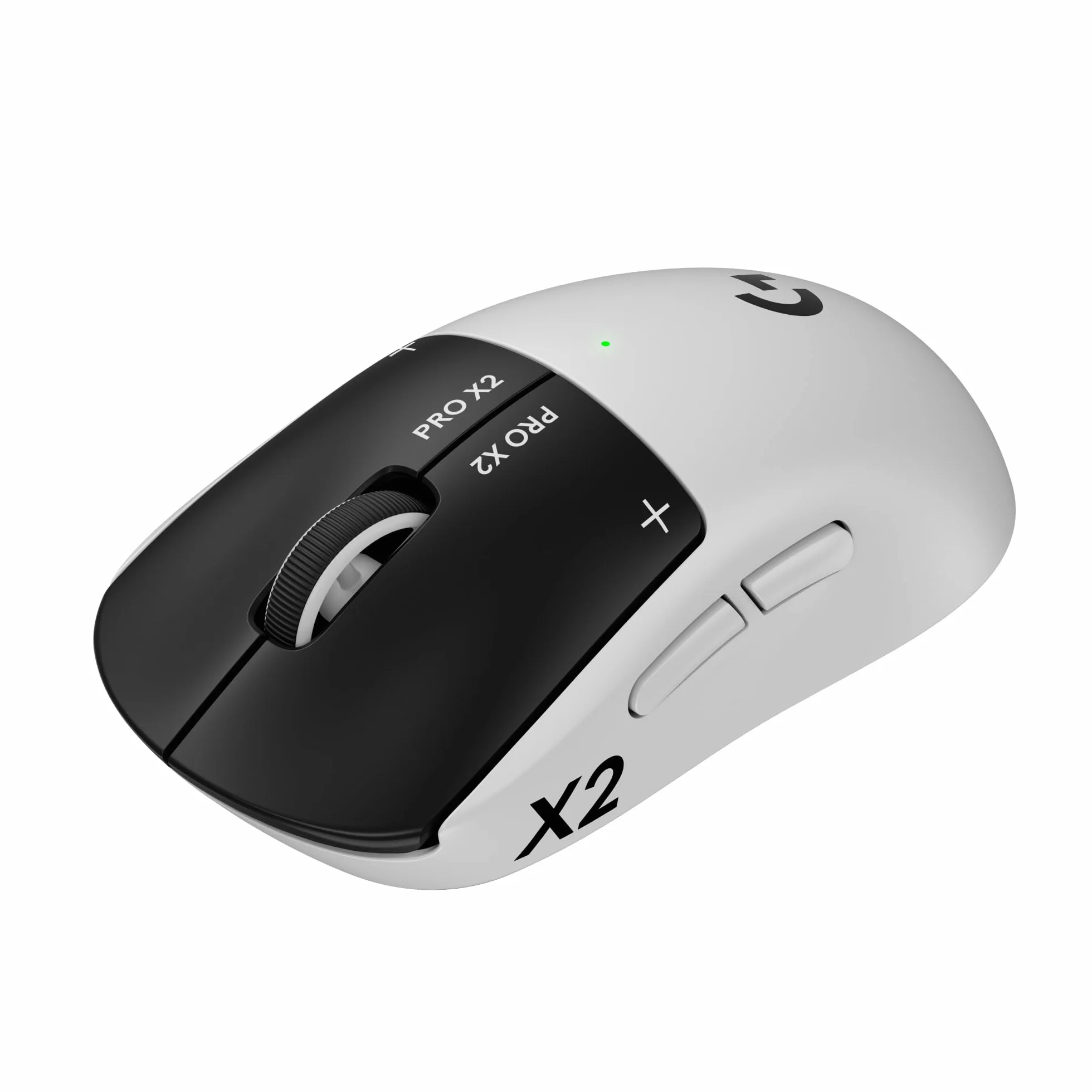 Logitech G PRO X2 SUPERSTRIKE LIGHTSPEED,mouse gaming wireless LIGHTSPEED, prestazioni veloci,leggero(61 g),feedback tattile del clic personalizzabile, ricarica USB-C,PC/Mac, German packaging - Bianco
